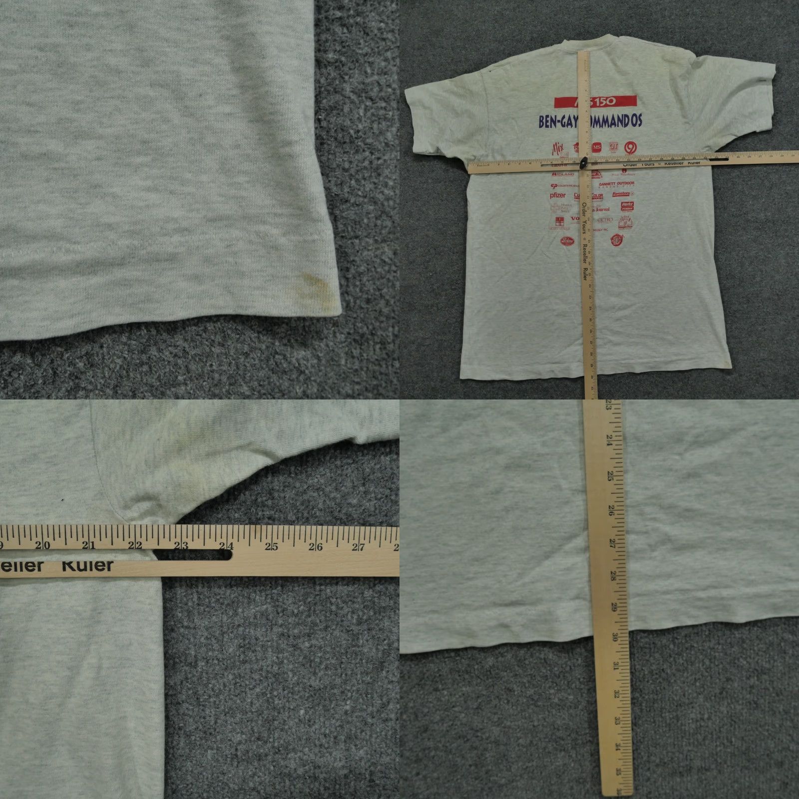 Vintage VINTAGE MS 150 Bicycle Ride T Shirt Adult XL Grey Cycling Race Mens 1994 90s Size US XL / EU 56 / 4 - 9 Thumbnail