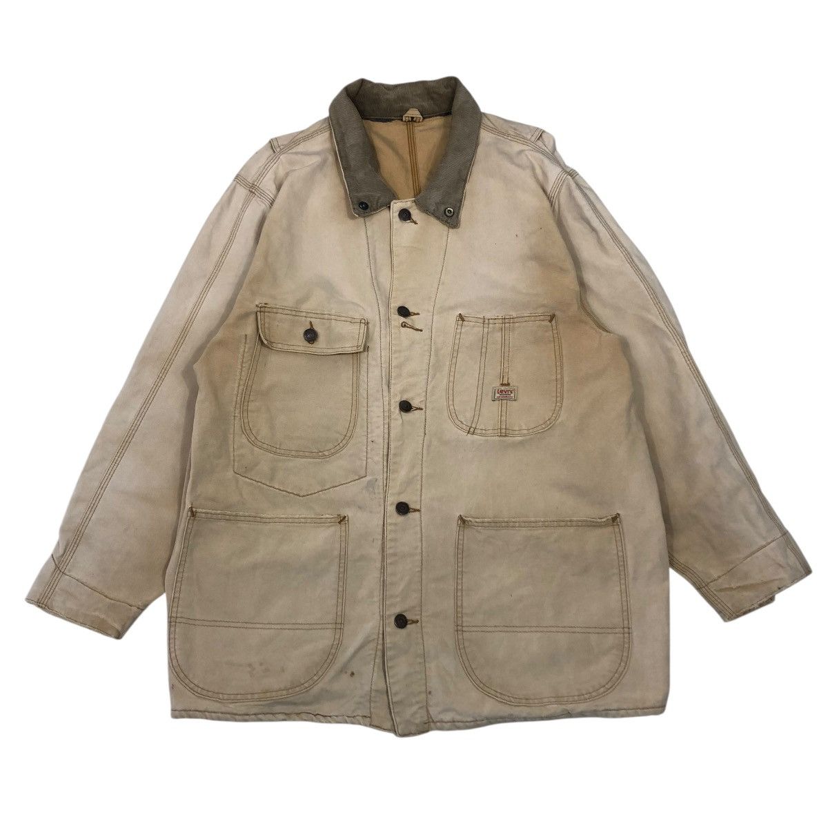 Levi's 🔥VINTAGE CHORE JACKET LEVI’S WORKERS SAN FRANCISCO DETROIT Size US M / EU 48-50 / 2 - 1 Thumbnail