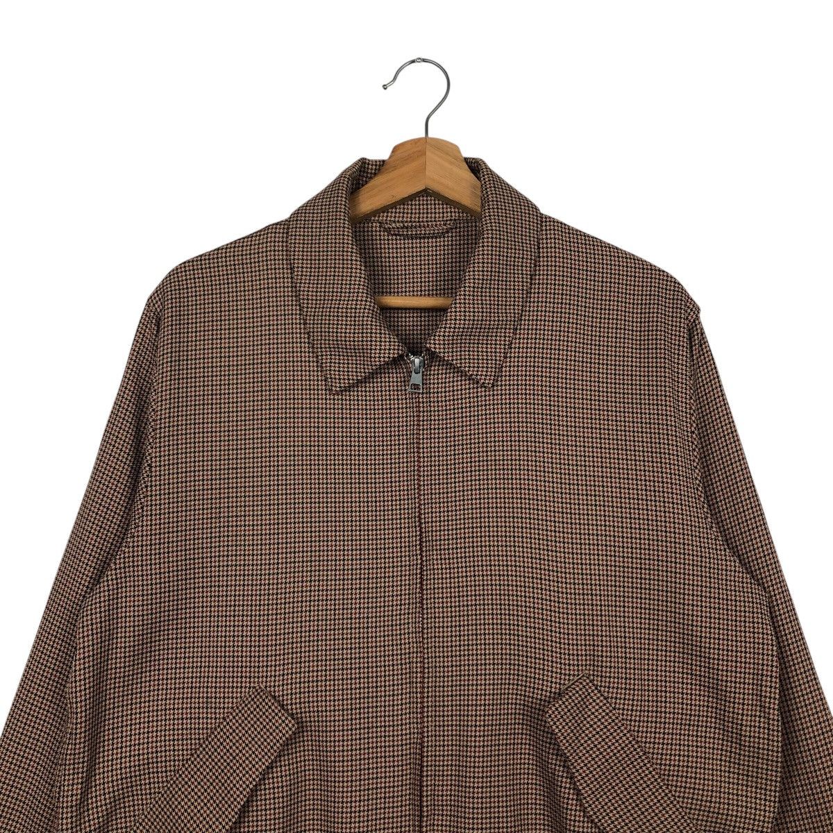 Japanese Brand × Vintage 📌Vintage Bomber Jacket Global Work Tartan Issey Miyake Size US M / EU 48-50 / 2 - 4 Thumbnail