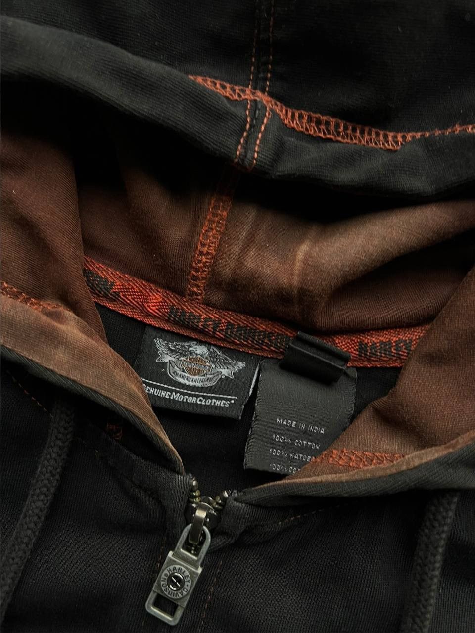 Harley Davidson HARLEY DAVIDSON Vintage hoodie hooded USA 🇺🇸 Size US L / EU 52-54 / 3 - 11 Thumbnail