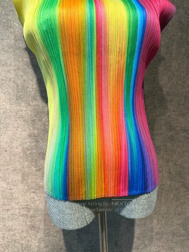 Issey Miyake Issey Miyake Aurora Sleeveless Top Size L / US 10 / IT 46 - 3 Thumbnail