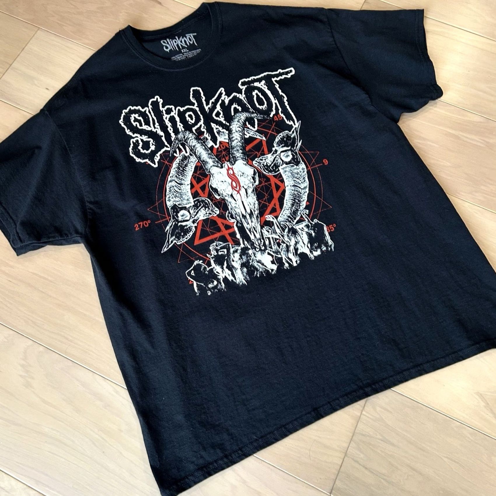 Vintage VINTAGE Slipknot 2021 Tour Tee Black T-Shirt Short Sleeve 2XL Mens Crew Neck Graphic Print Shirt Logo Slkipknot? Size US XXL / EU 58 / 5 - 2 Thumbnail