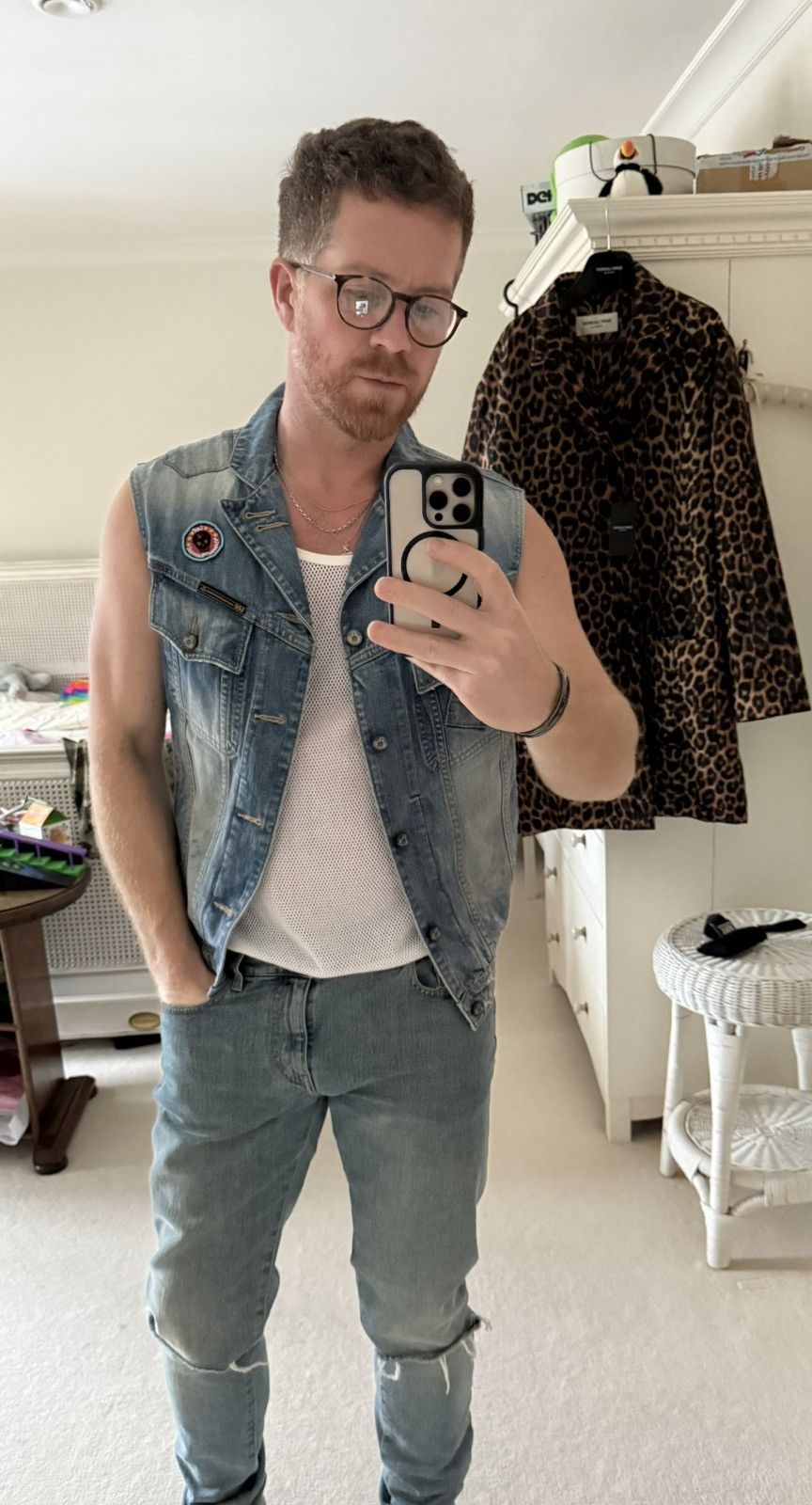 Lee × Vivienne Westwood Vivienne Westwood Anglomania seditionaries denim vest jacket Size US L / EU 52-54 / 3 - 8 Thumbnail