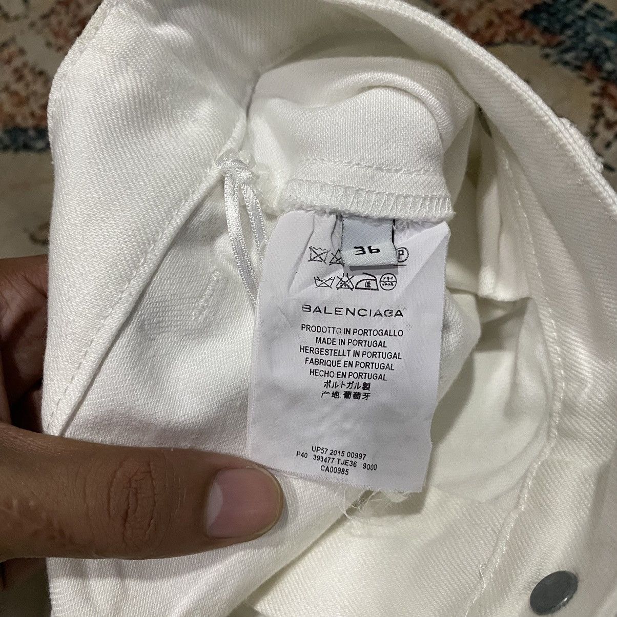 Balenciaga Balenciaga white jeans Casual pants 2015 Reguler Size US 34 / EU 50 - 5 Thumbnail