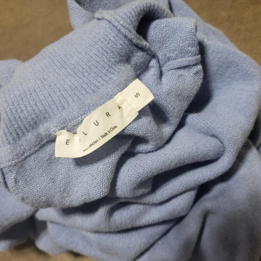 Designer Light Blue | EXLURA | Balloon Sleeve Mini Size S / US 4 / IT 40 - 4 Thumbnail