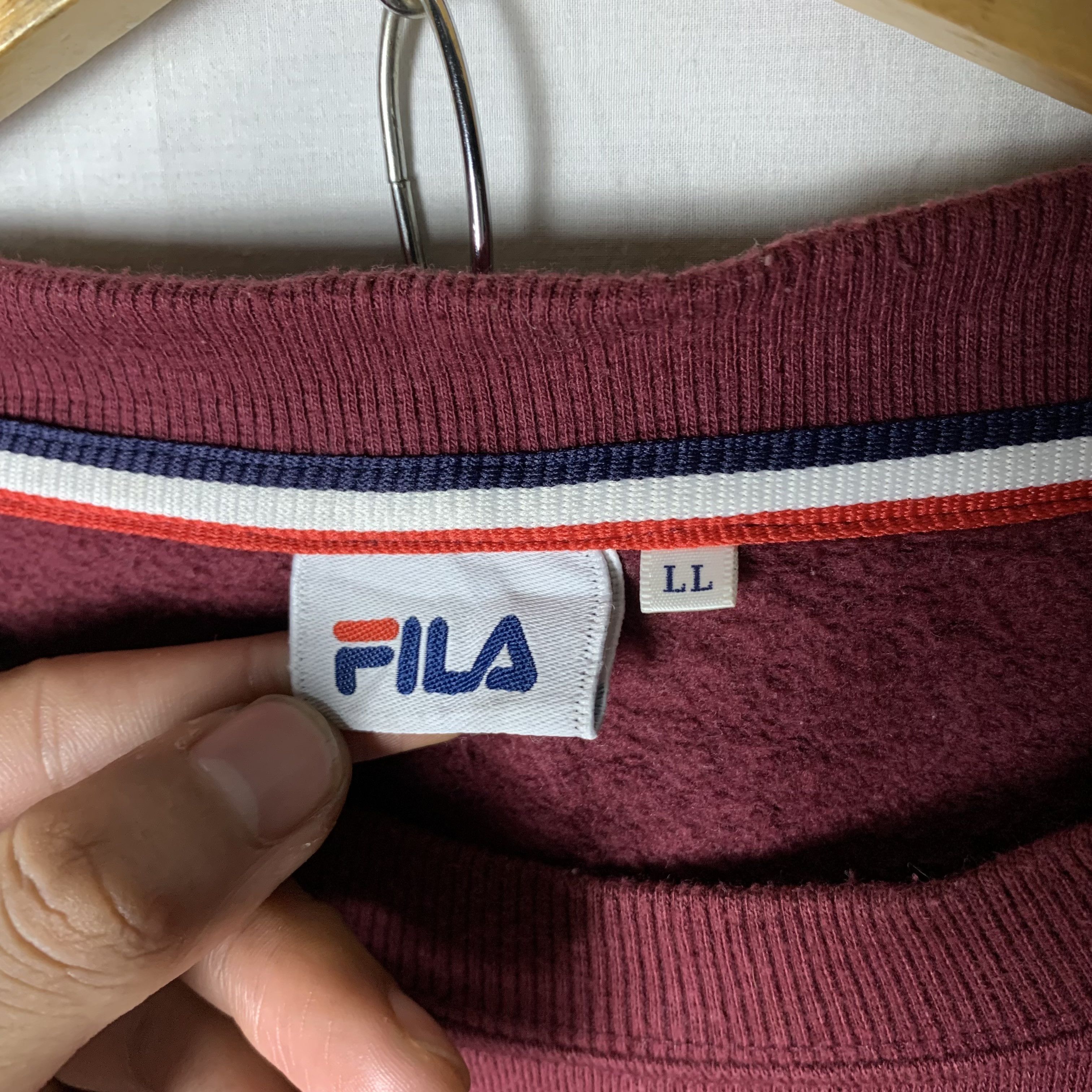 Fila Burgundy Sweatshirt Crewneck