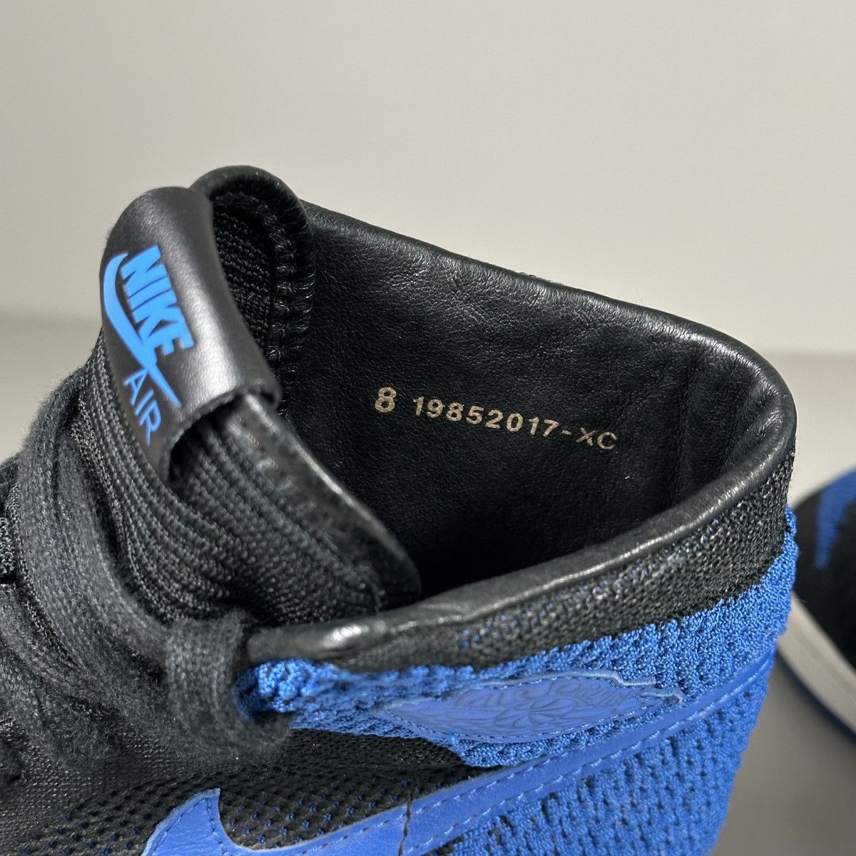 Nike Nike Air Jordan 1 Retro Hi Flyknit Black Game Royal Sneakers Size US 8 / EU 41 - 9 Thumbnail