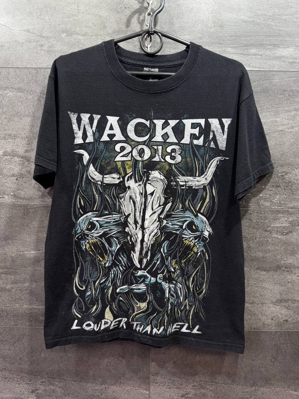 Band Tees Mens Vintage T Shirt Wacken 2013 Louder Than Nell Size US M / EU 48-50 / 2 - 1 Thumbnail