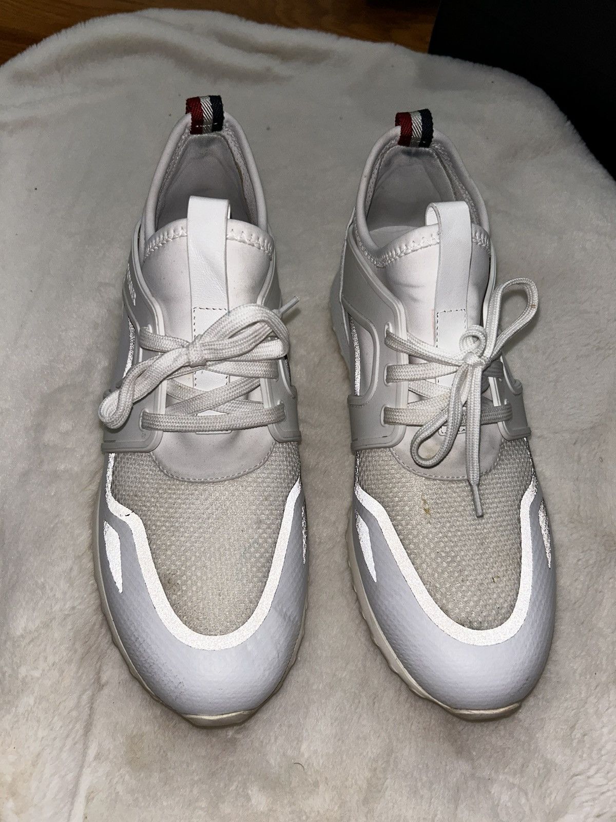 Moncler Moncler Emilen Scarpa White Size US 8 / EU 41 - 1 Thumbnail
