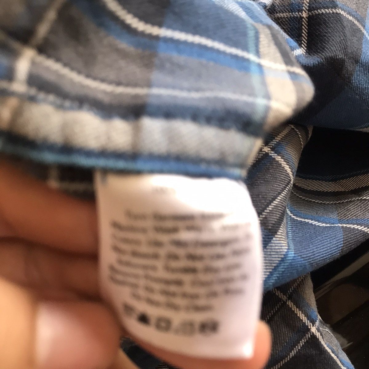 Eddie Bauer × Flannel × Hysteric Glamour Eddie Bauer Flannel 2 chest Pocket Long Sleeves Shirt blue Size US XL / EU 56 / 4 - 12 Thumbnail