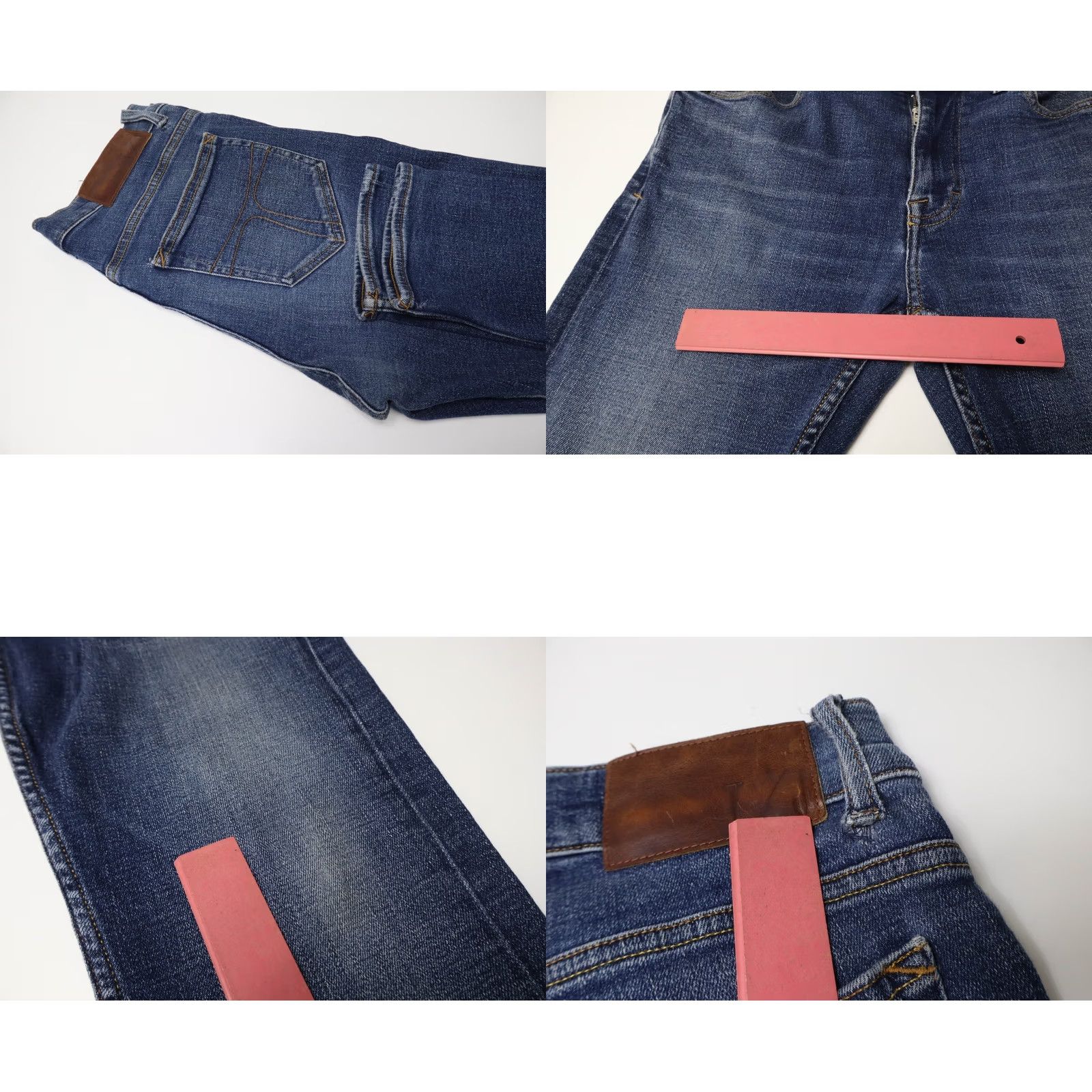 Tiger of Sweden TIGER OF SWEDEN Evolve Jeans Men's Slim W29/L30 Fade Effect Stretch Zip Fly Blue Size US 29 - 8 Thumbnail