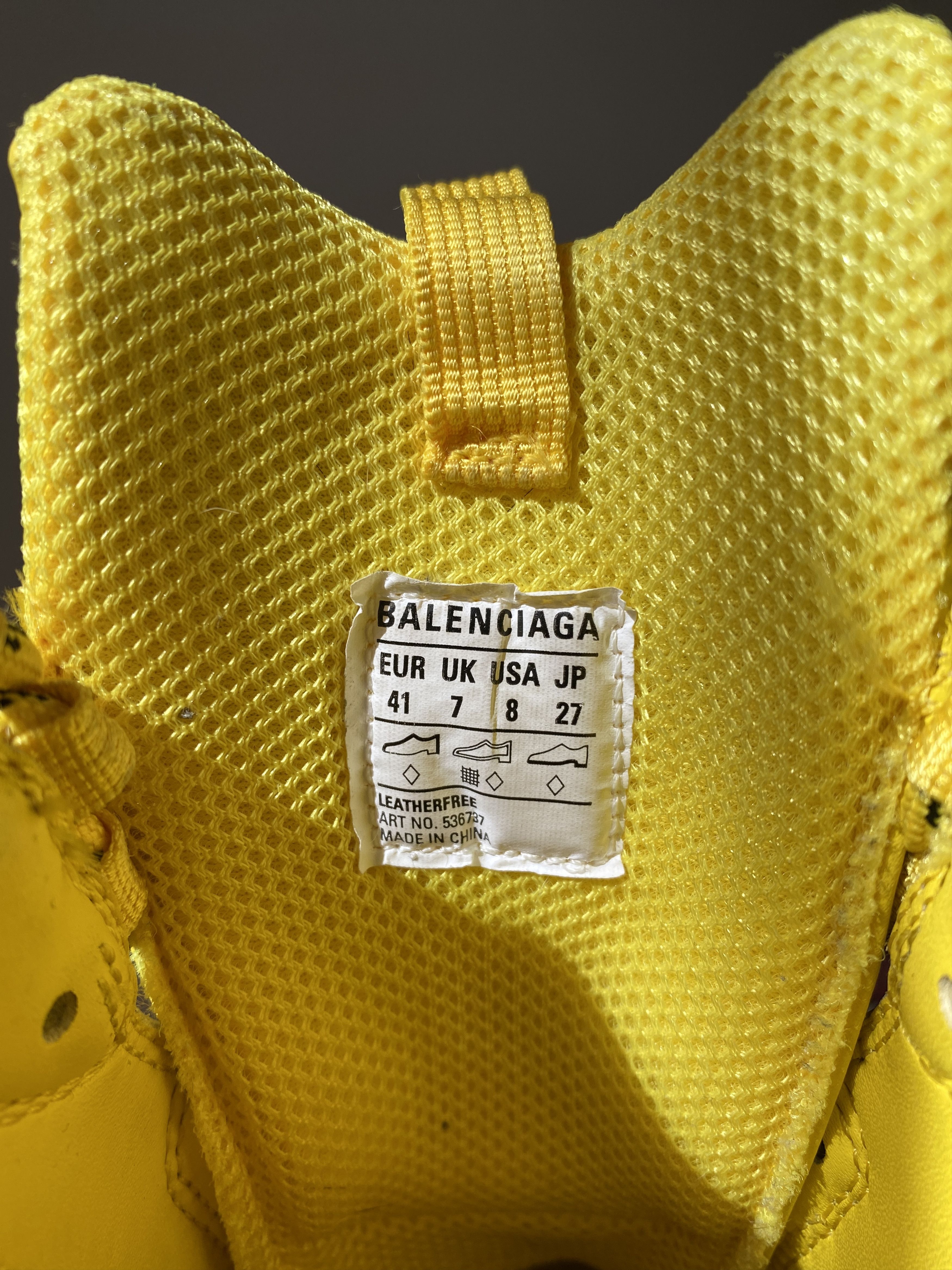 Balenciaga BALENCIAGA Triple S Sneaker Yellow Size US 8 / EU 41 - 5 Thumbnail
