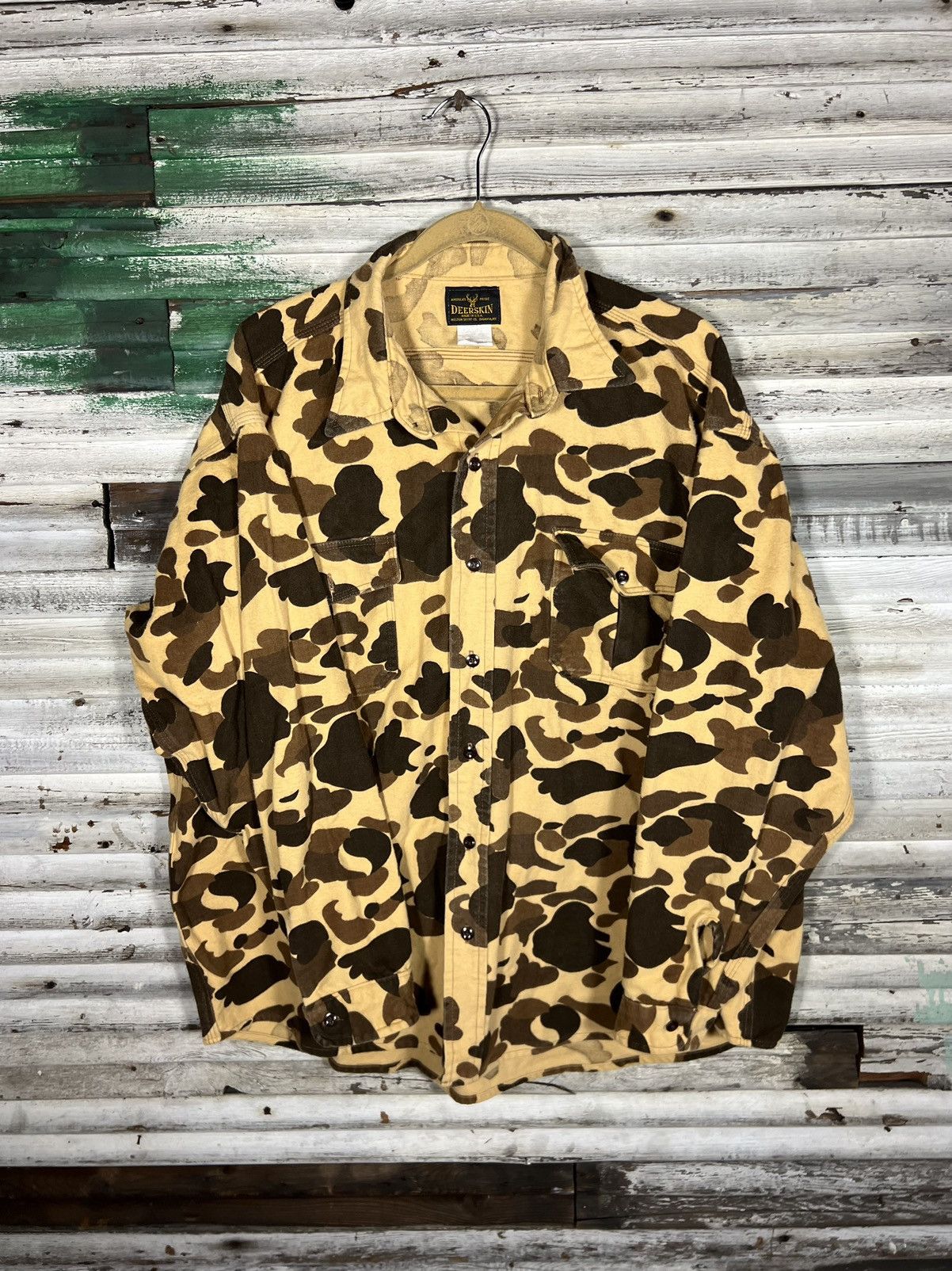 Vintage Vintage Deerskin Camo Shirt Size US XXL / EU 58 / 5 - 1 Thumbnail