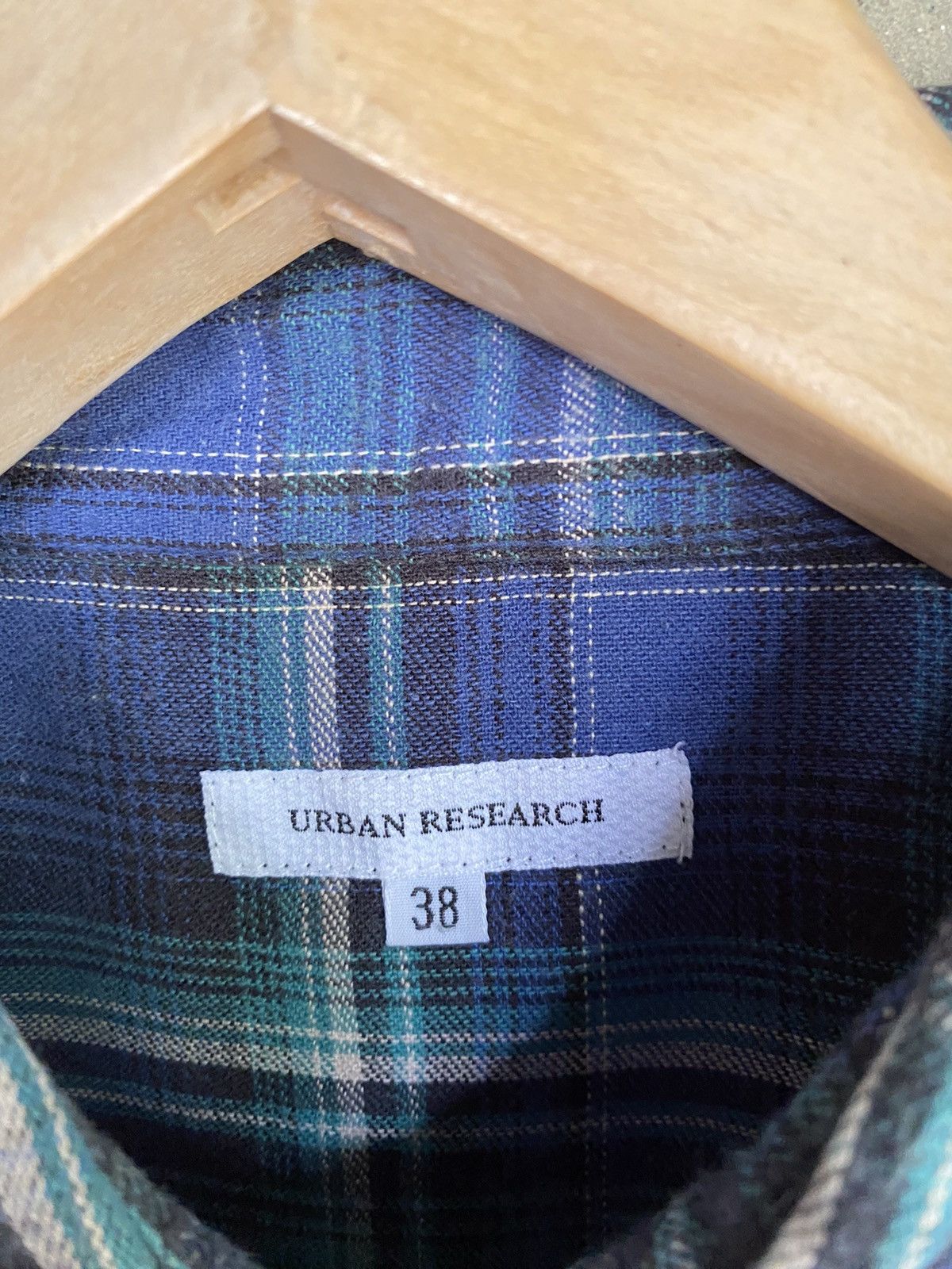 URBAN RESEARCH DOORS Urban Research Multipocket Plaid Tartan Flannel Shirt Size US M / EU 48-50 / 2 - 4 Thumbnail