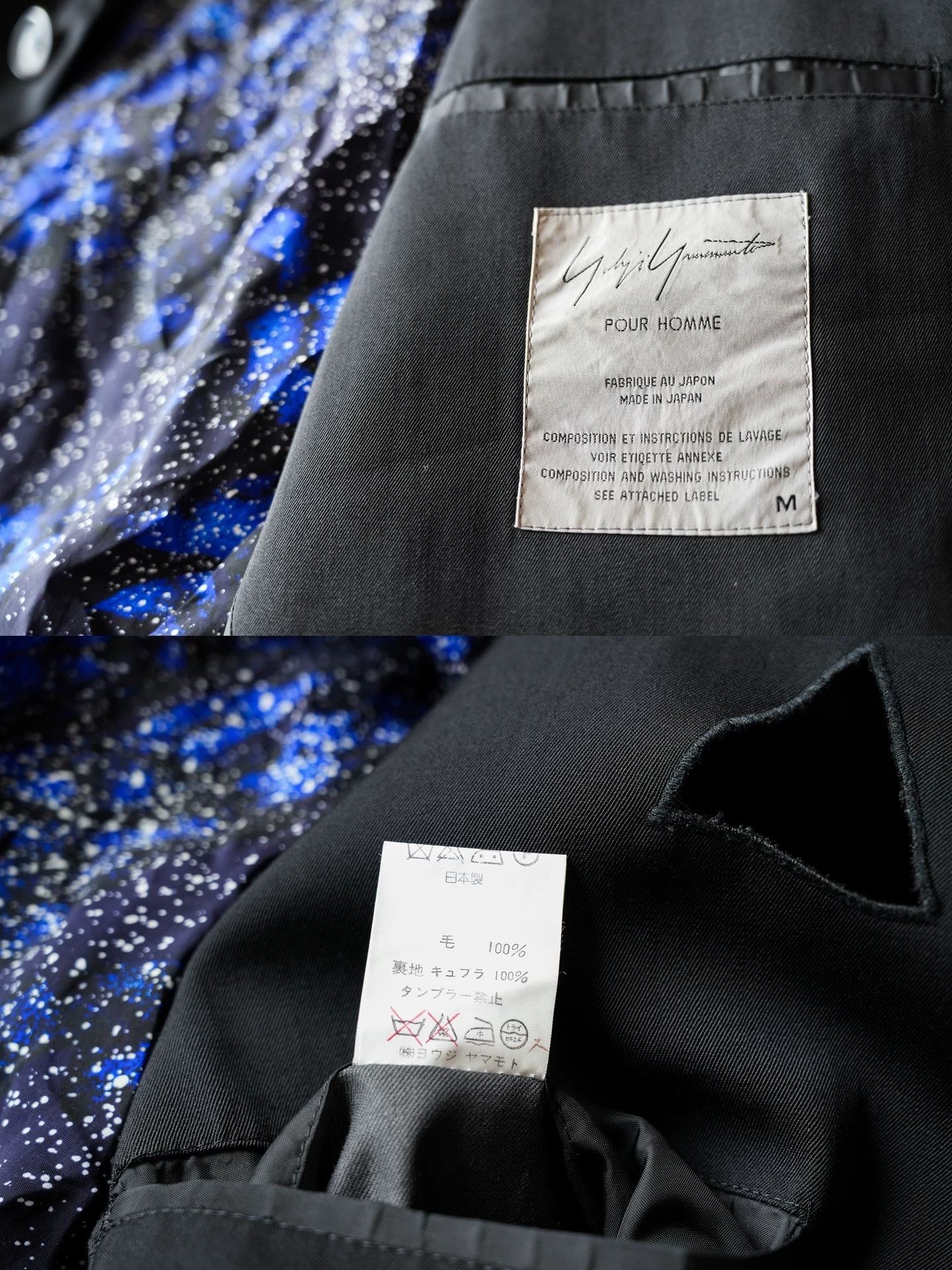 Yohji Yamamoto Yohji Yamamoto 92SS Triangle Cutout Jacket M Size US M / EU 48-50 / 2 - 8 Thumbnail