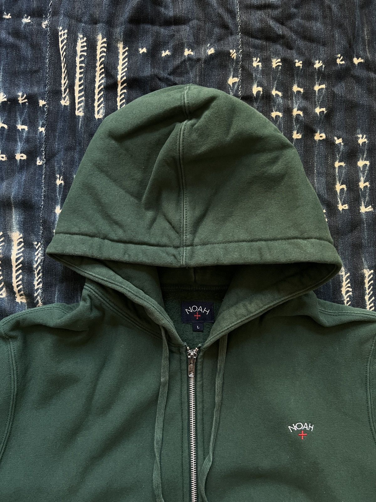 Noah Noah NY FW18 Classic Logo Zip Up Hoodie Size US L / EU 52-54 / 3 - 3 Thumbnail