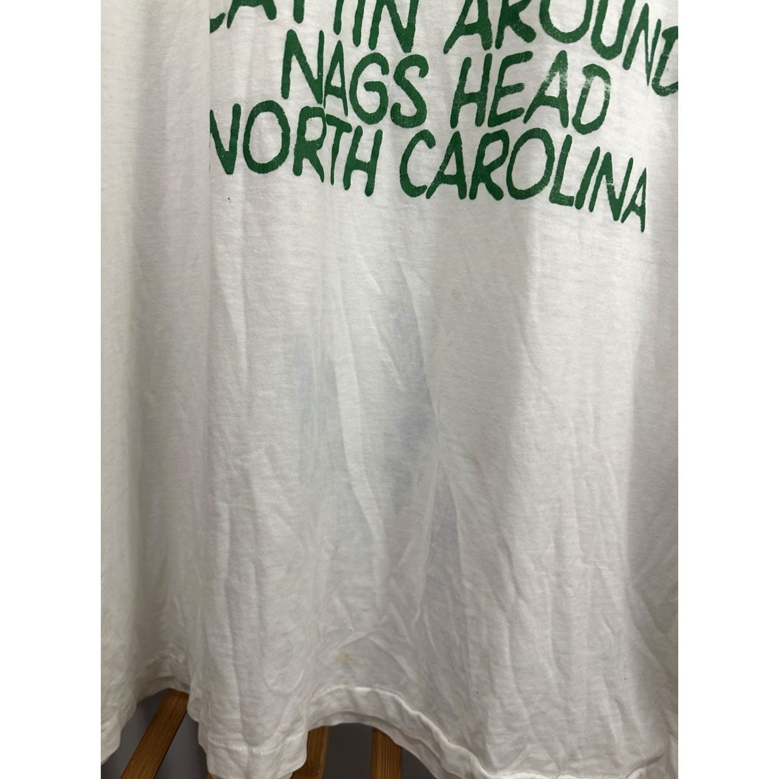 Vintage VTG Artex Cat T-Shirt Men 5XL White Burnout Distressed Worn Workwear Paper Thin 32x35 5XL Mens Size US XXL / EU 58 / 5 - 5 Thumbnail