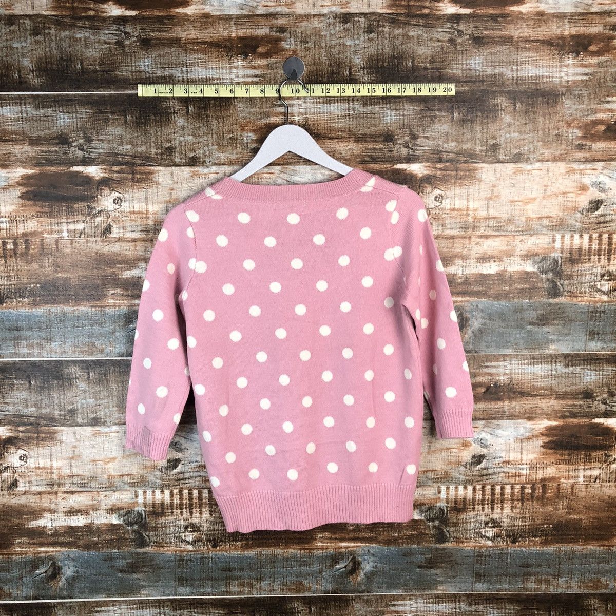 Homespun Knitwear × Japanese Brand Angeliebe Pink Knitwear #A1311 Size S / US 4 / IT 40 - 15 Thumbnail