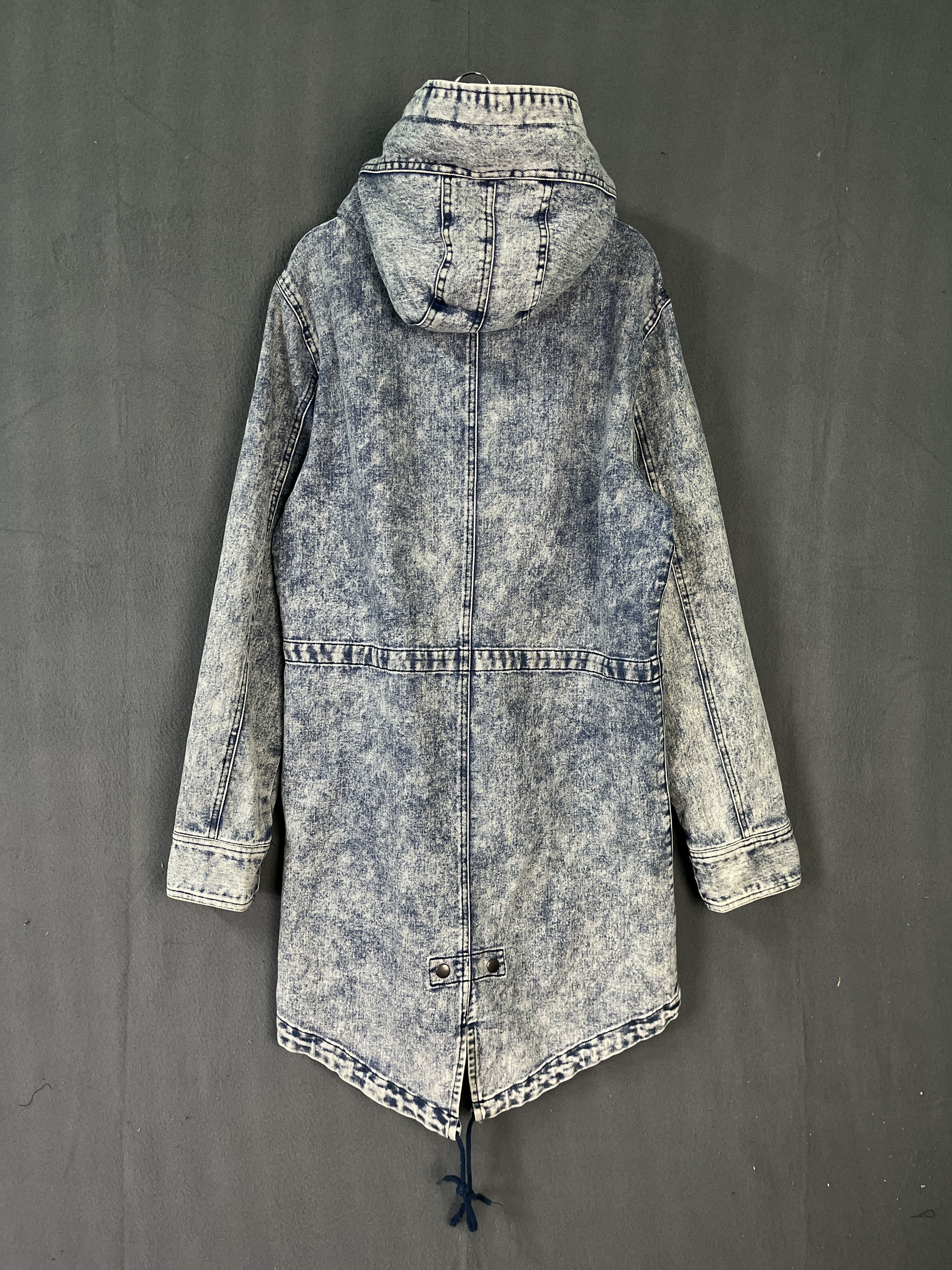 In The Attic In The Attic Stone Washed Denim Fishtail Parka Jacket Size US M / EU 48-50 / 2 - 2 Thumbnail