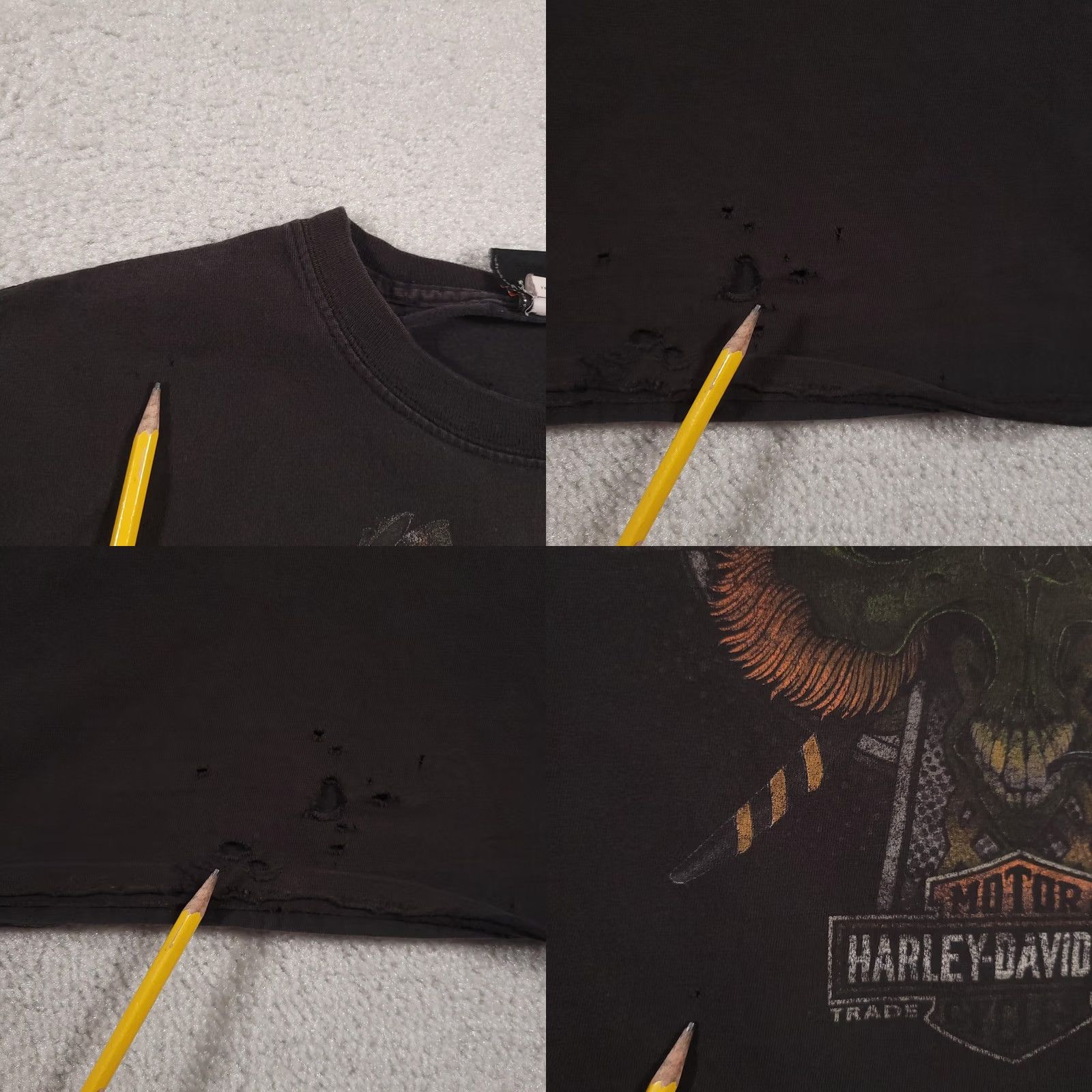 Harley Davidson Harley-Davidson Shirt Mens M Black Irish Skull St Patrick Myrtle Beach 2017 Graphic Print Short Sleeve Crew Neck Black Cotton 2017 Size US M / EU 48-50 / 2 - 8 Thumbnail