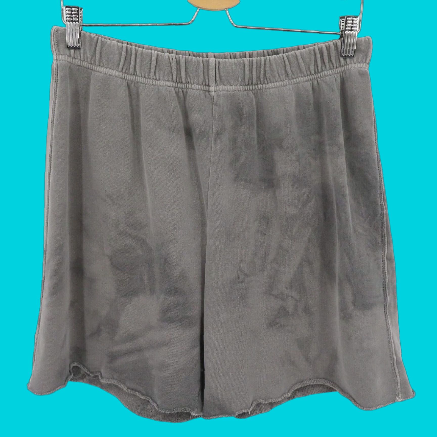 Vintage VINTAGE Dannijo Womens Sweat Shorts Gray Tie Dye Large Lounge Raw Hem Activewear Casual Womens Size 36" / US 14 / IT 50 - 1 Thumbnail