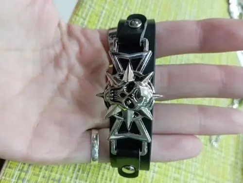 Other Skeleton Skull Punk Gothic Leather Buckle Bracelets🔥🔥🔥 Size ONE SIZE - 2 Thumbnail