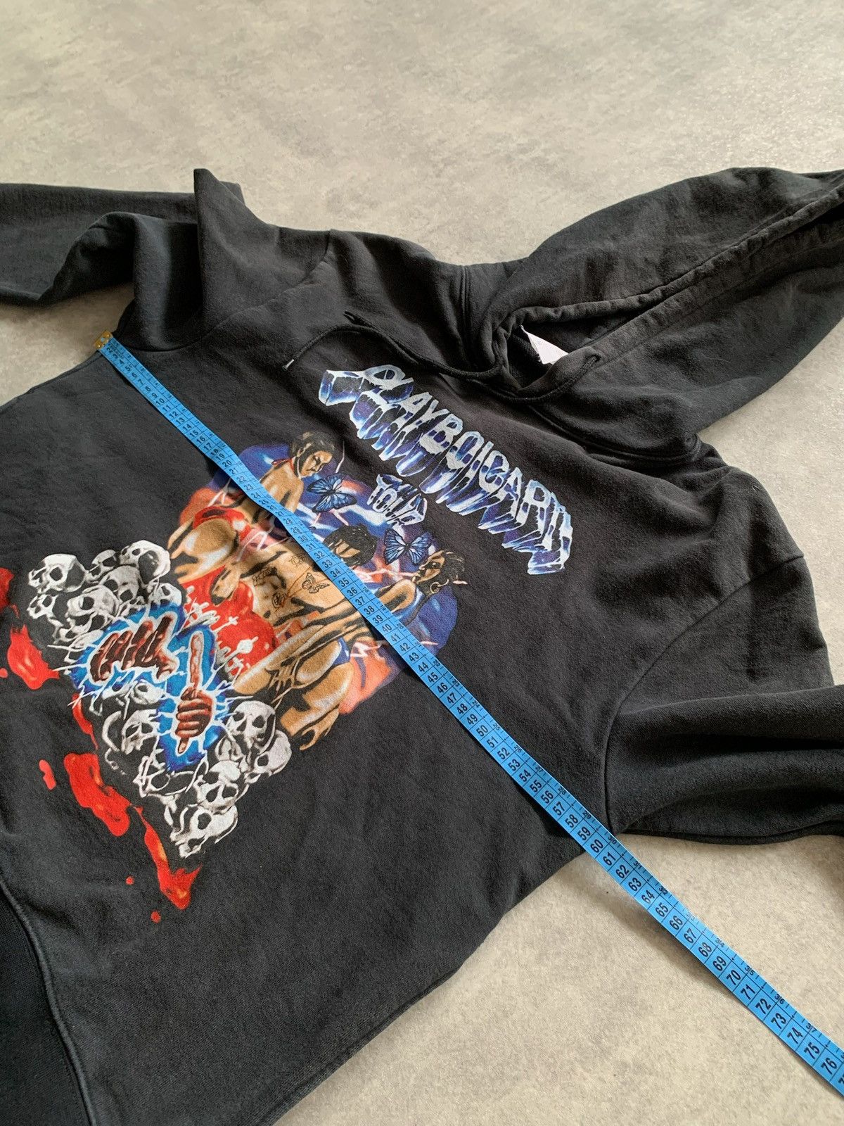 Playboi Carti × Vintage Playboi carti skull girls money hoodie black world tour Size US M / EU 48-50 / 2 - 5 Thumbnail