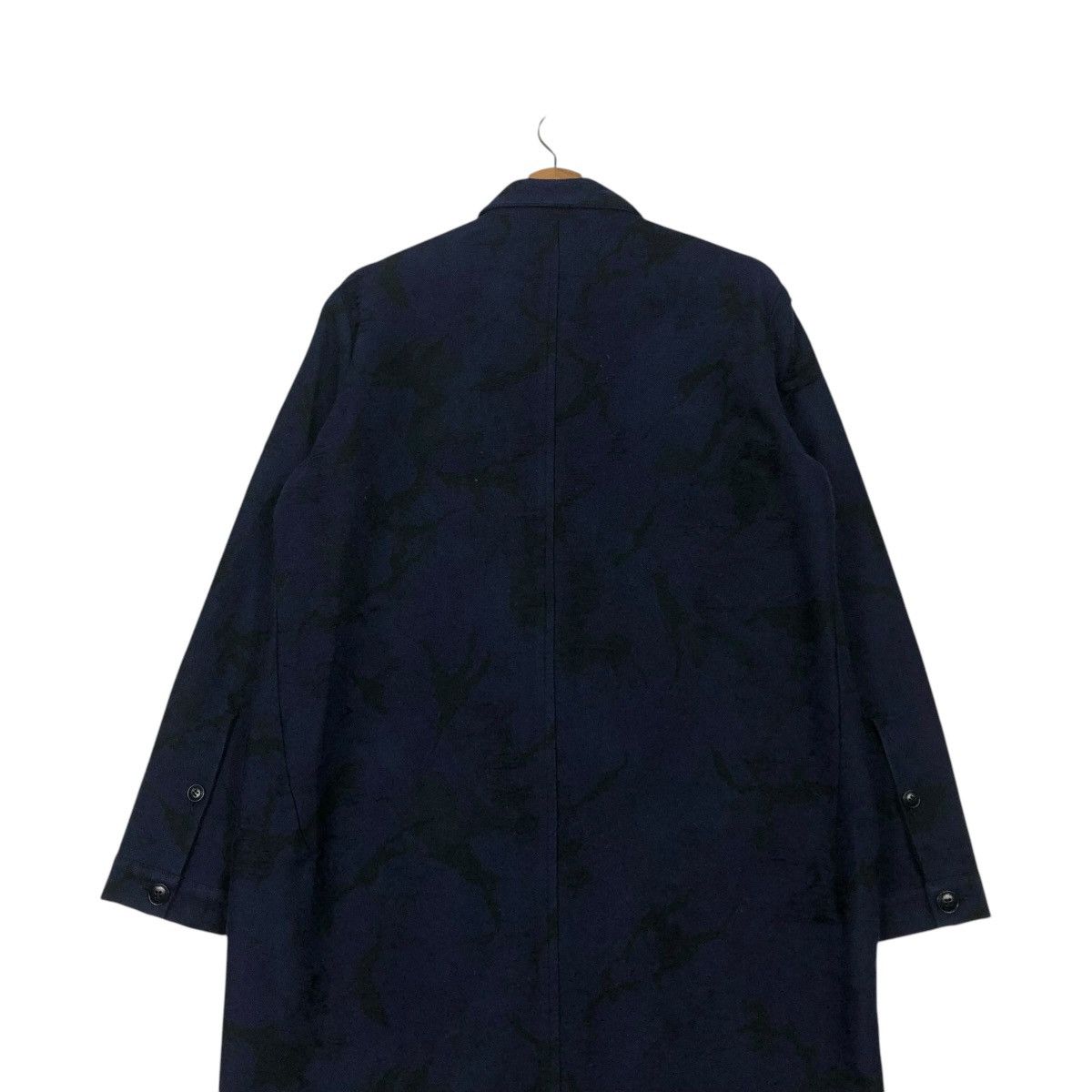 Yohji Yamamoto 🔥VINTAGE Y’S YOHJI YAMAMOTO LONG JACKET DENIM FLORAL Size US M / EU 48-50 / 2 - 13 Thumbnail
