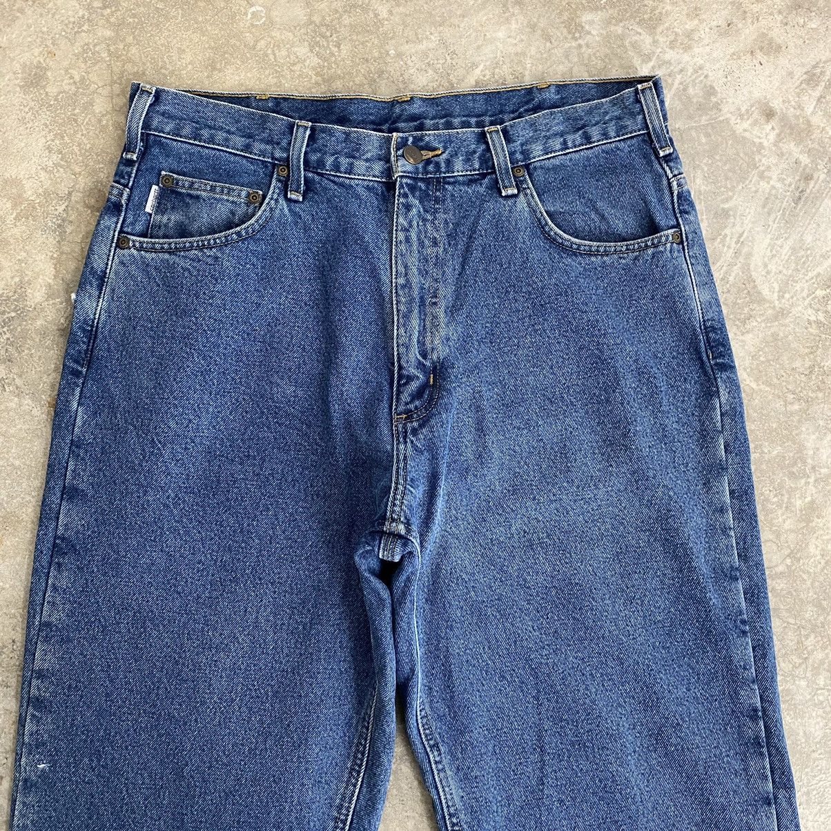 Carhartt Vintage Carhartt Blanket Lined Relaxed Fit Denim Jeans Size US 35 - 12 Thumbnail