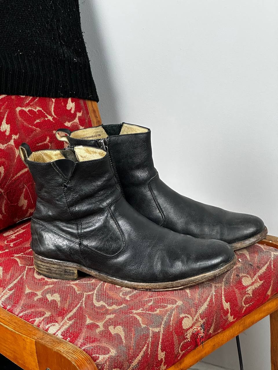 John Varvatos John Varvatos Avant Garde Leather Boots Size US 12 / EU 45 - 5 Thumbnail