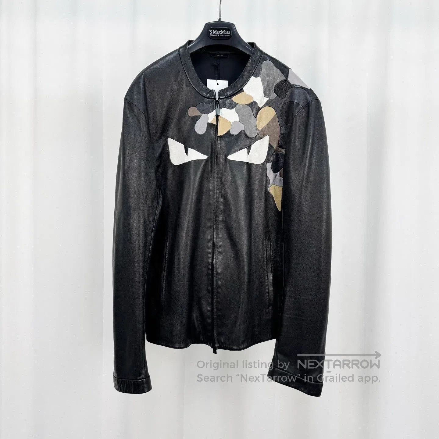 Fendi Fendi Sheepskin Zipper Leather Jacket. Size US L / EU 52-54 / 3 - 1 Thumbnail