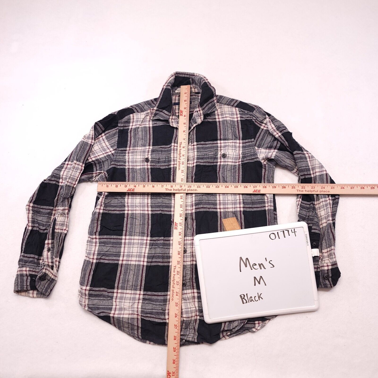Basic Editions Basic Editions Tratan Flannel Shirt Mens Size Medium M Black Size US M / EU 48-50 / 2 - 6 Thumbnail