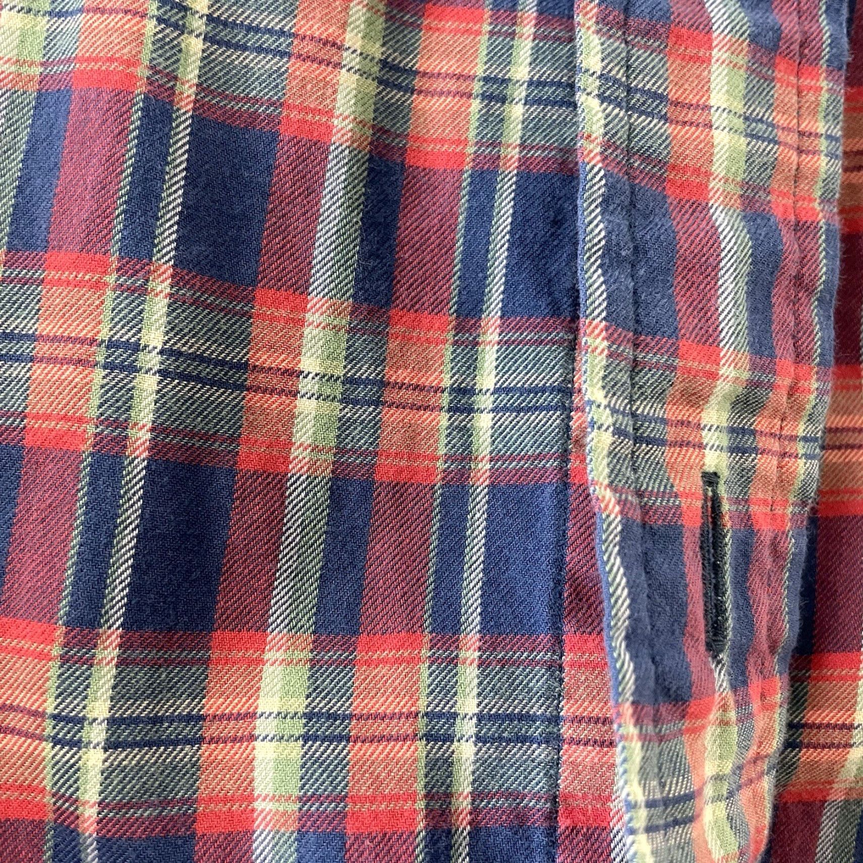Polo Ralph Lauren VTG Polo Ralph Lauren Madras Plaid Long Sleeve Button Shirt XL Red Mens Shirt Size US XL / EU 56 / 4 - 3 Thumbnail