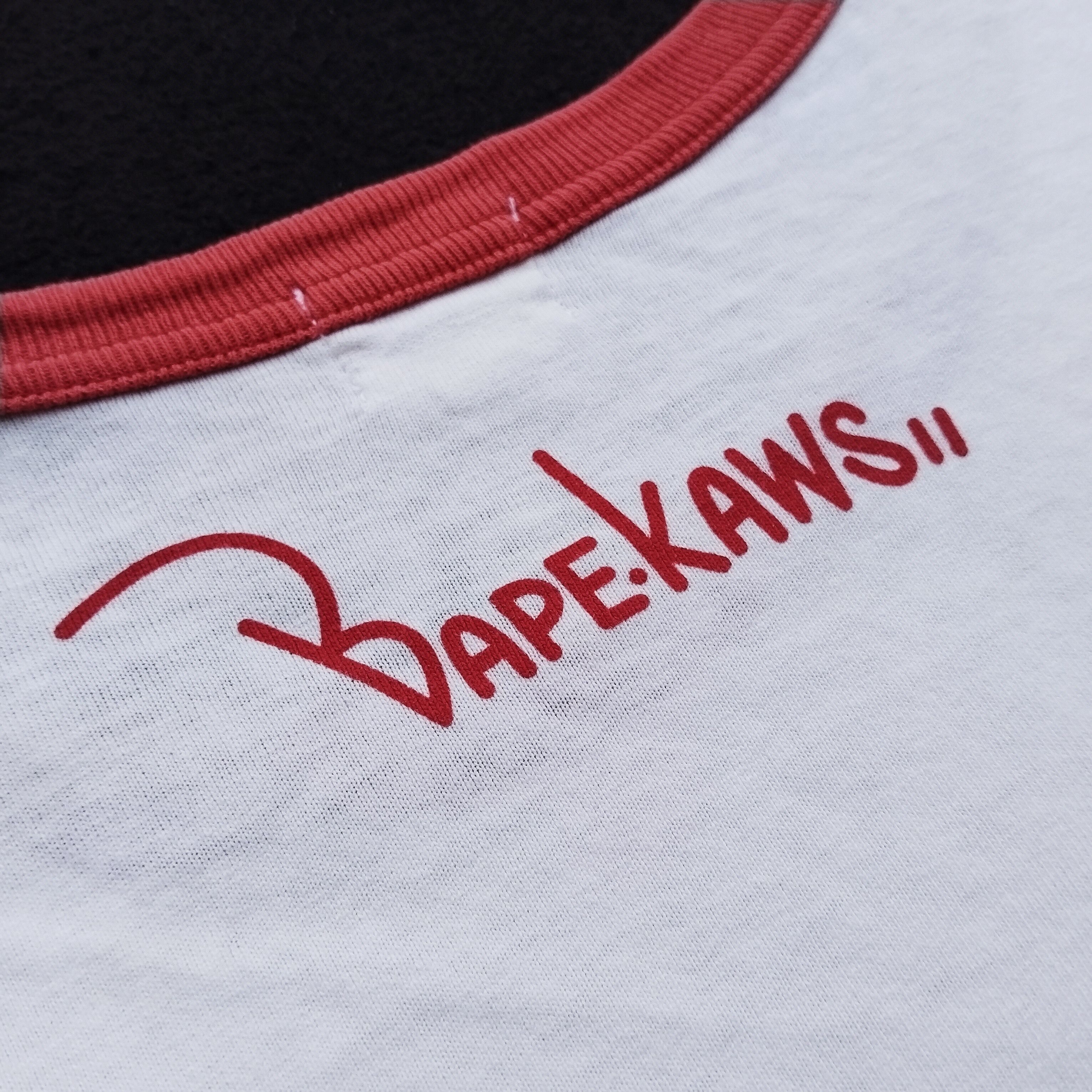 Bape Bape x Kaws Ringer Tee (2006) Size US M / EU 48-50 / 2 - 5 Thumbnail