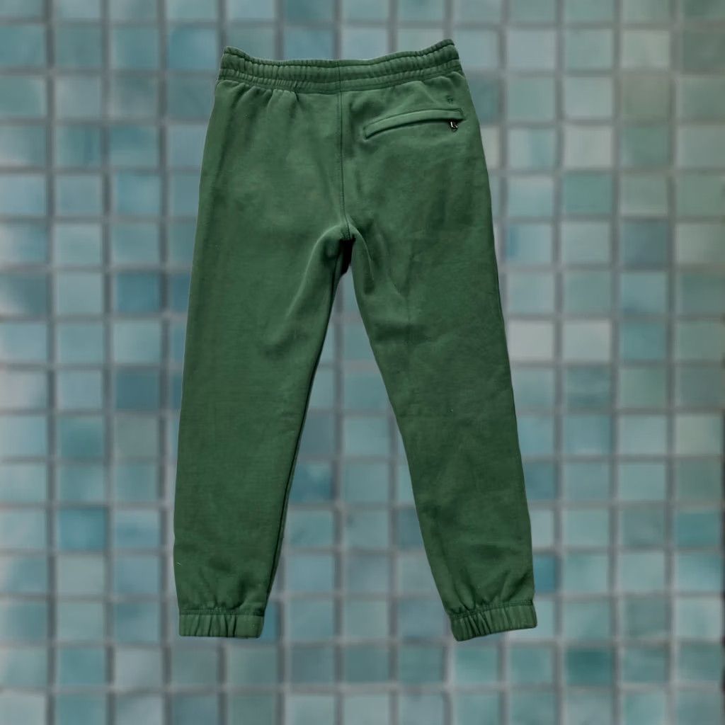 Vintage Maison Article Sweatpants Mens Medium Green Cotton Fleece Lined Tapered Leg Narrowed City Logo Slim Fit Regular Inseam 26 in Navy? Size US 31 - 1 Thumbnail