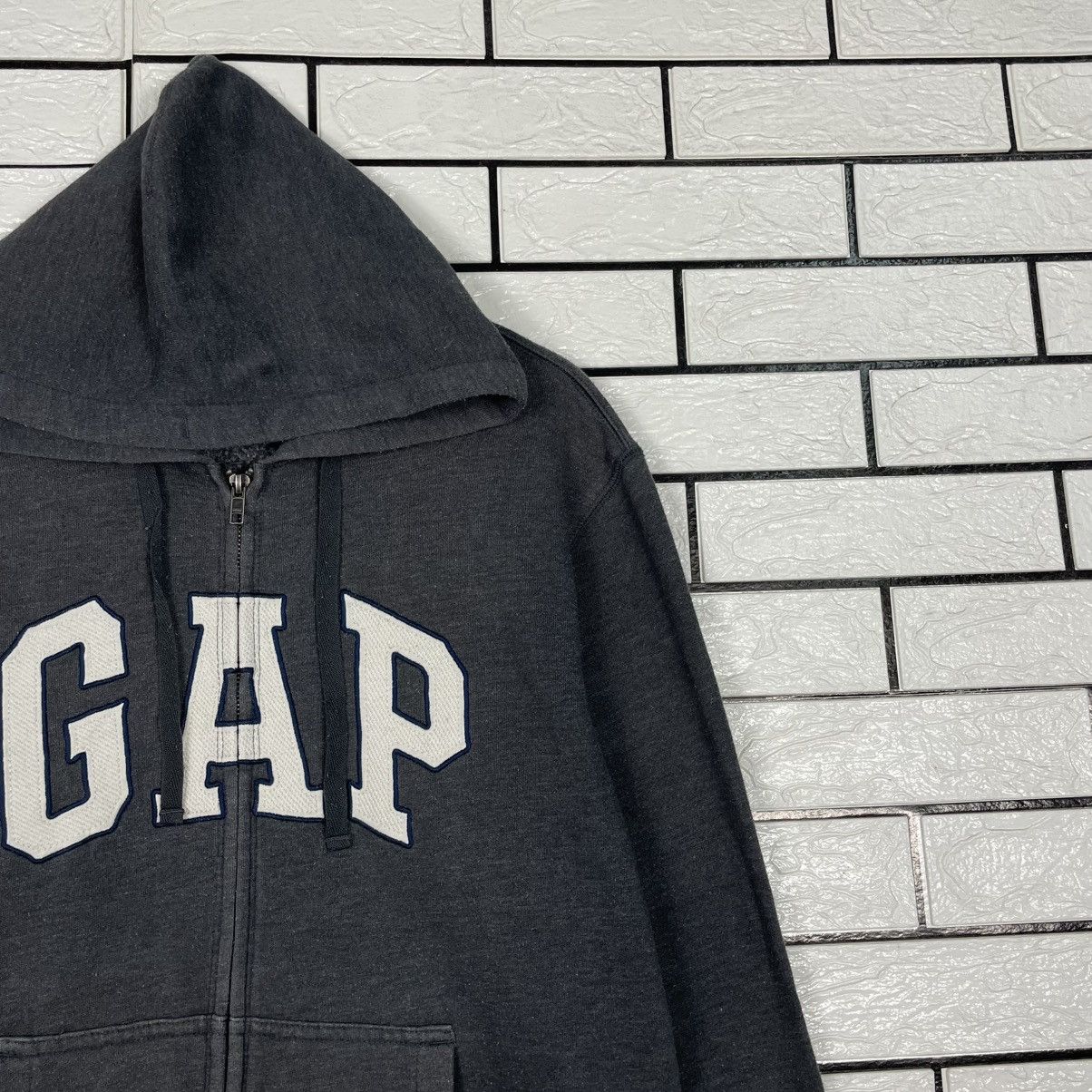 Gap Gap Big Logo Zipper Hoodie Size US M / EU 48-50 / 2 - 5 Thumbnail