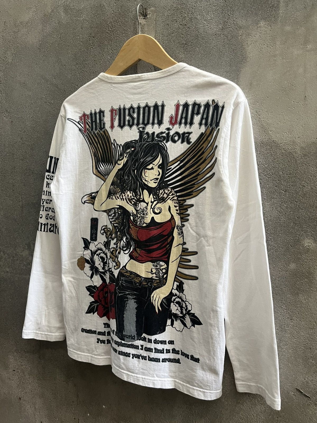 If Six Was Nine The Fusion JapanHenley Long Sleeve Graphic Tee – Y2K Vintage Size US L / EU 52-54 / 3 - 6 Thumbnail