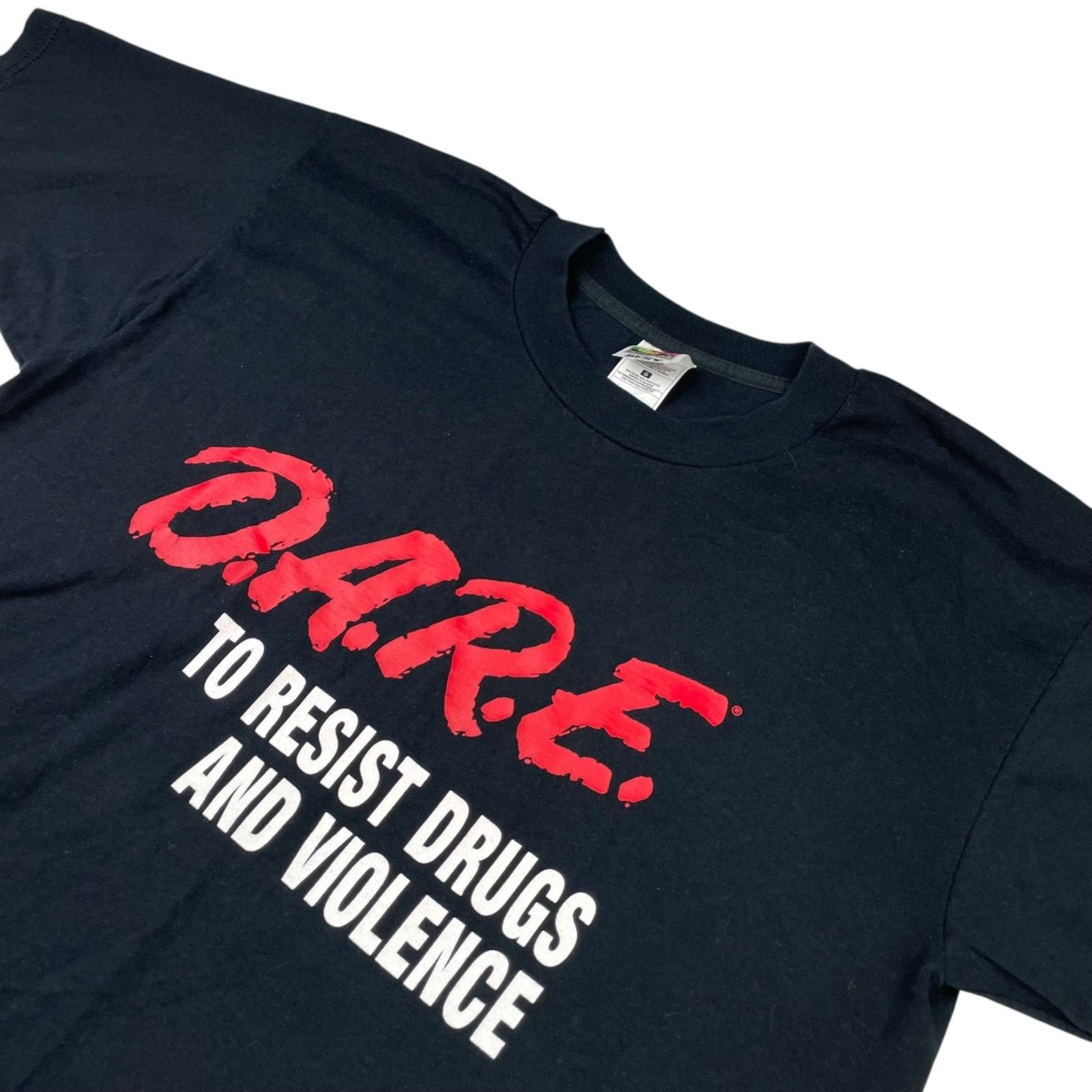 Other VTG DARE To Resist Drugs And Violence Men's Crewneck S/S T-S Size US L / EU 52-54 / 3 - 1 Thumbnail
