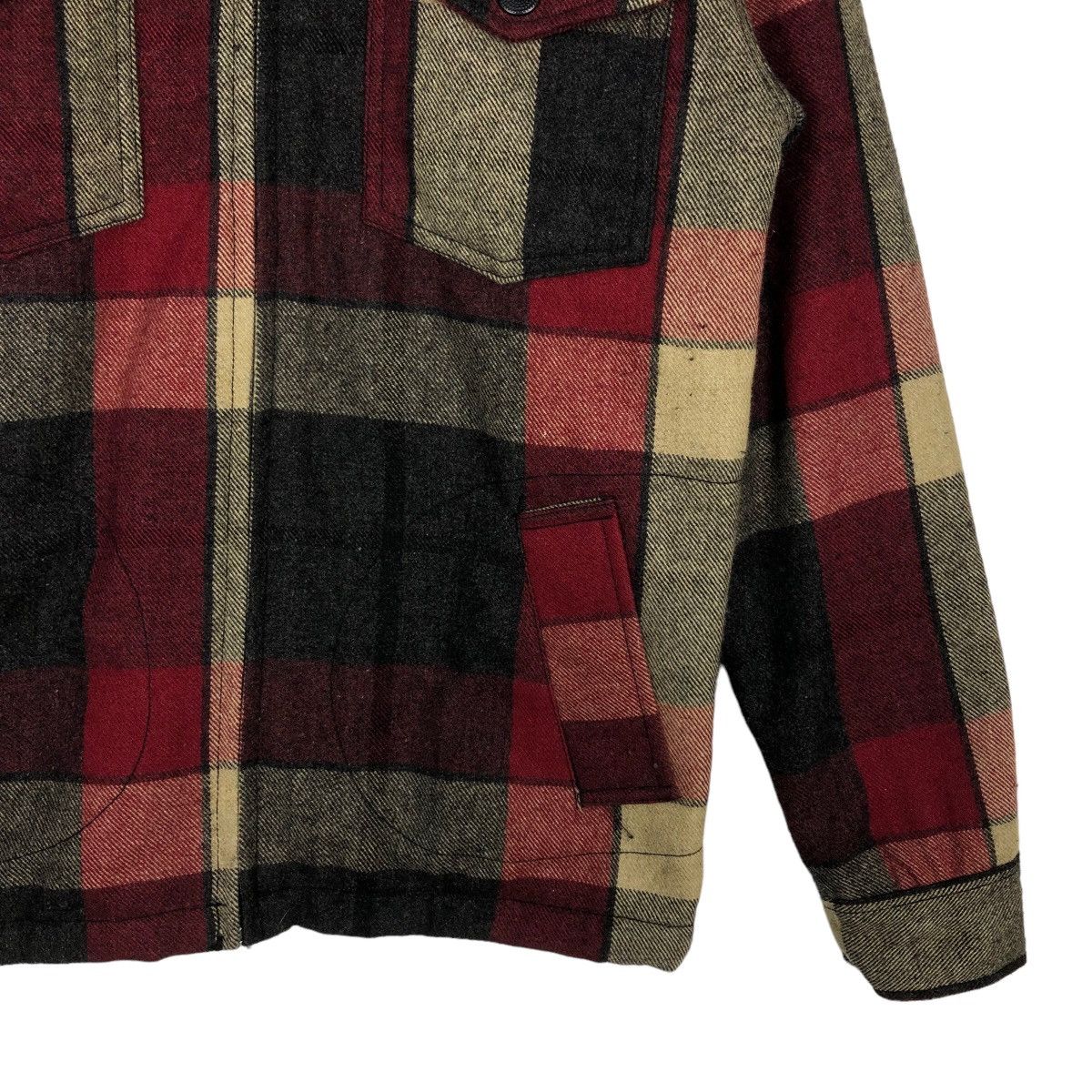 Flannel 🔥90’s Vintage Flannel Wool Jacket Billabong Tartan Design Size US S / EU 44-46 / 1 - 4 Thumbnail