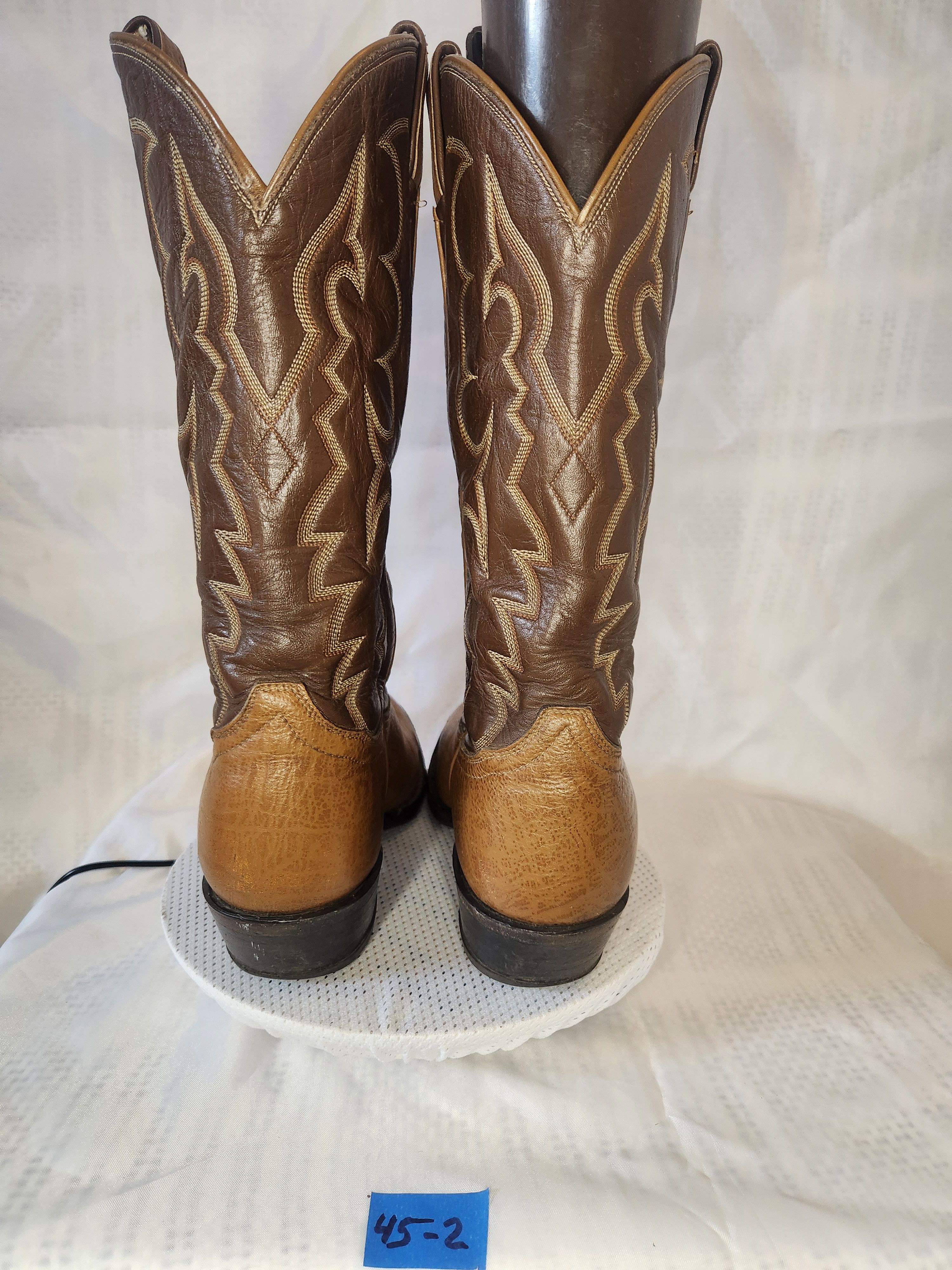Tony Lama 2 TONES WESTERN COWBOY VINTAGE 80'S Size US 8 / EU 41 - 6 Thumbnail