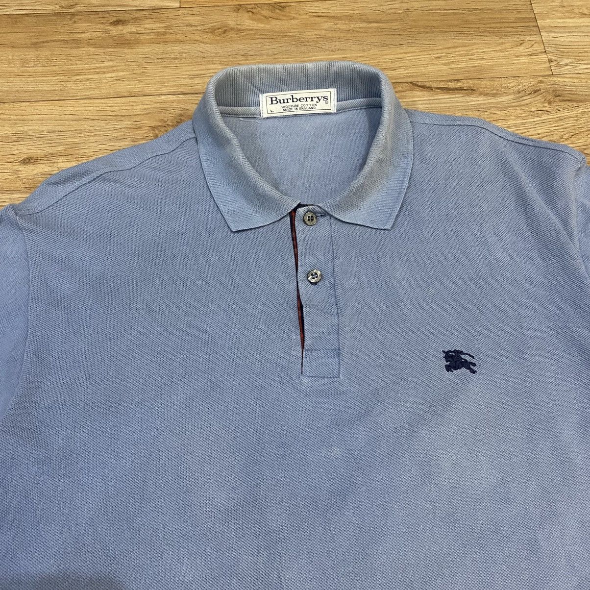 Burberry 1990s Vintage - Burberry's Polo Shirt Size US L / EU 52-54 / 3 - 9 Thumbnail