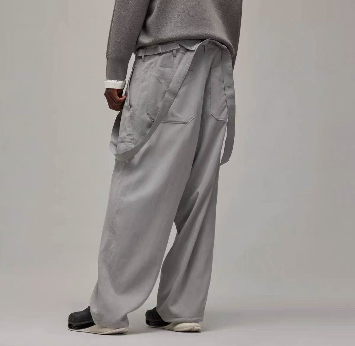 Y-3 Y-3 Adidas Yohji Yamamoto Wide-Leg Trousers J31 Size US 32 / EU 48 - 8 Thumbnail