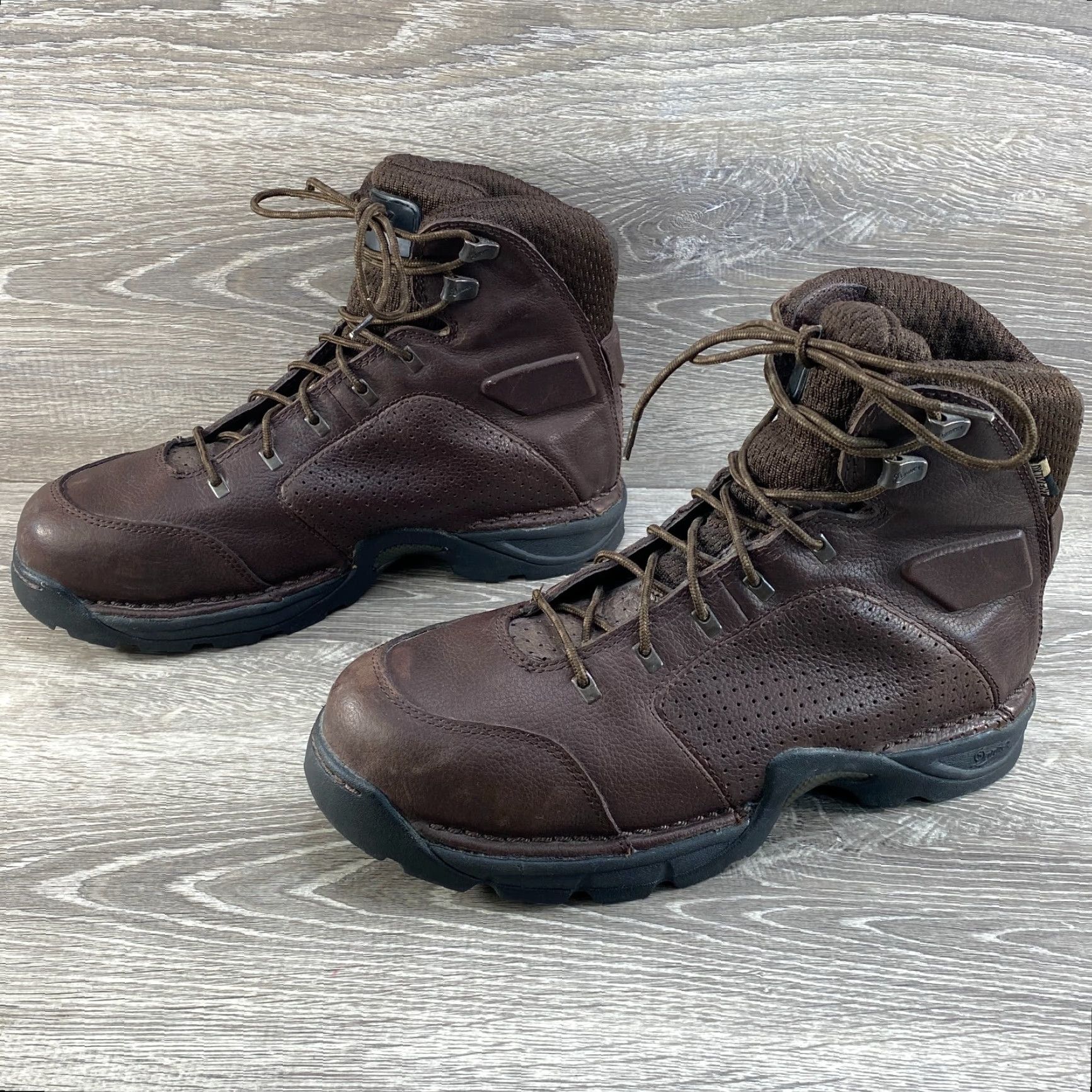 Danner Danner Mens Work Boots 10 Zion Dxtvent Safety Toe Combat Brown Leather Boots Mens Work Boots Brown Leather Safety Toe Size US 10 / EU 43 - 5 Thumbnail