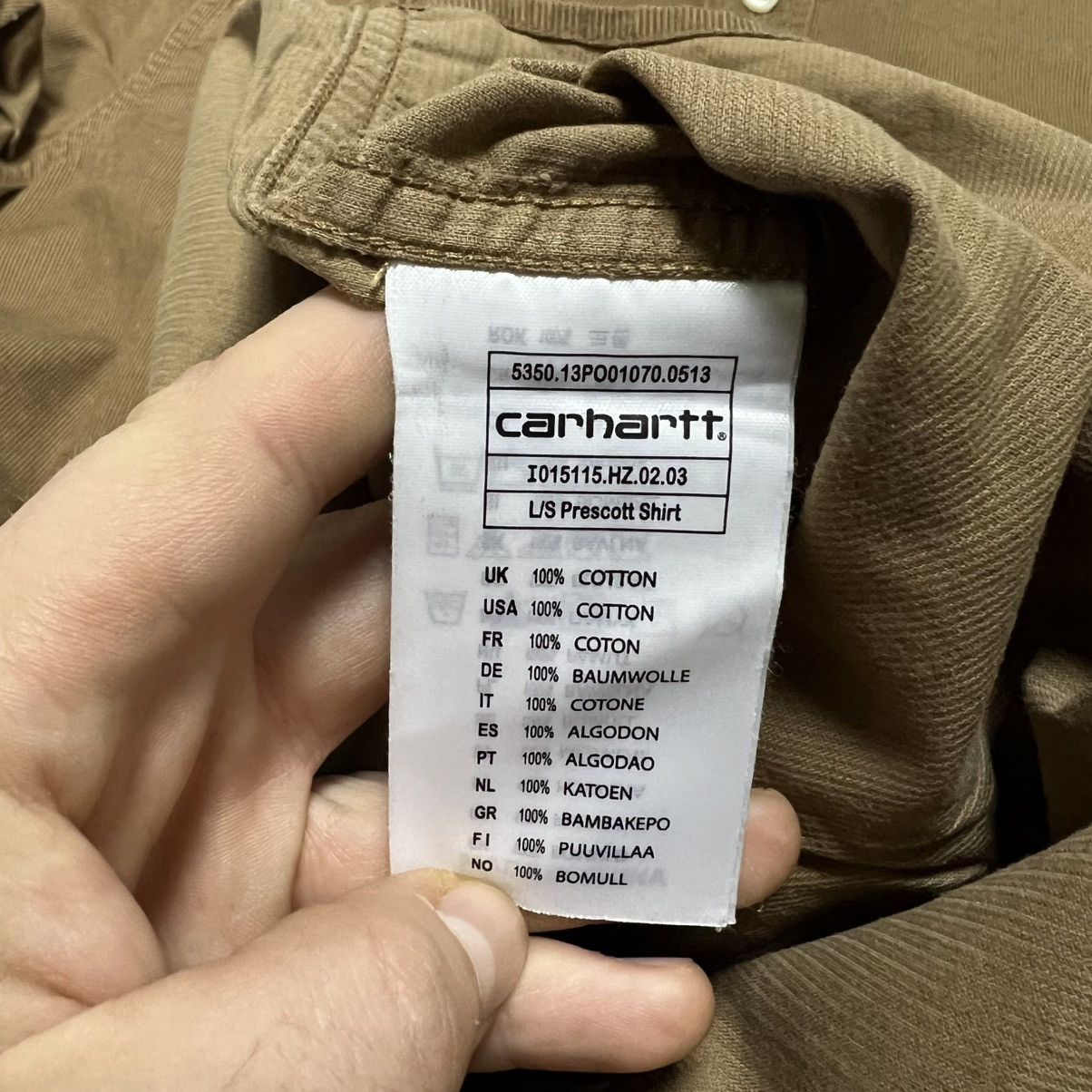 Carhartt × Carhartt Wip × Vintage Vintage Carhartt Corduroy shirt Size US S / EU 44-46 / 1 - 8 Thumbnail