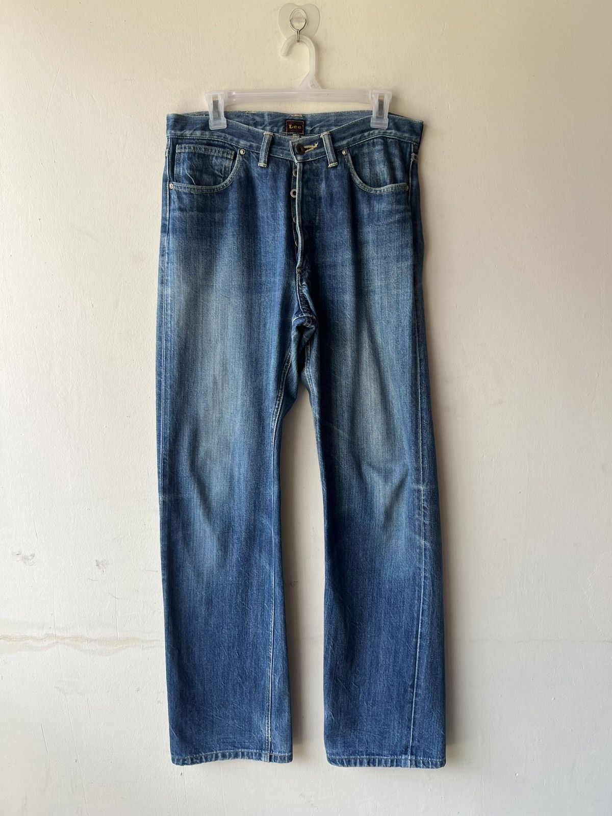 Lee Vintage Lee Lot 02101 Sanforized Faded Denim Selvedge Jeans Size US 31 - 2 Thumbnail
