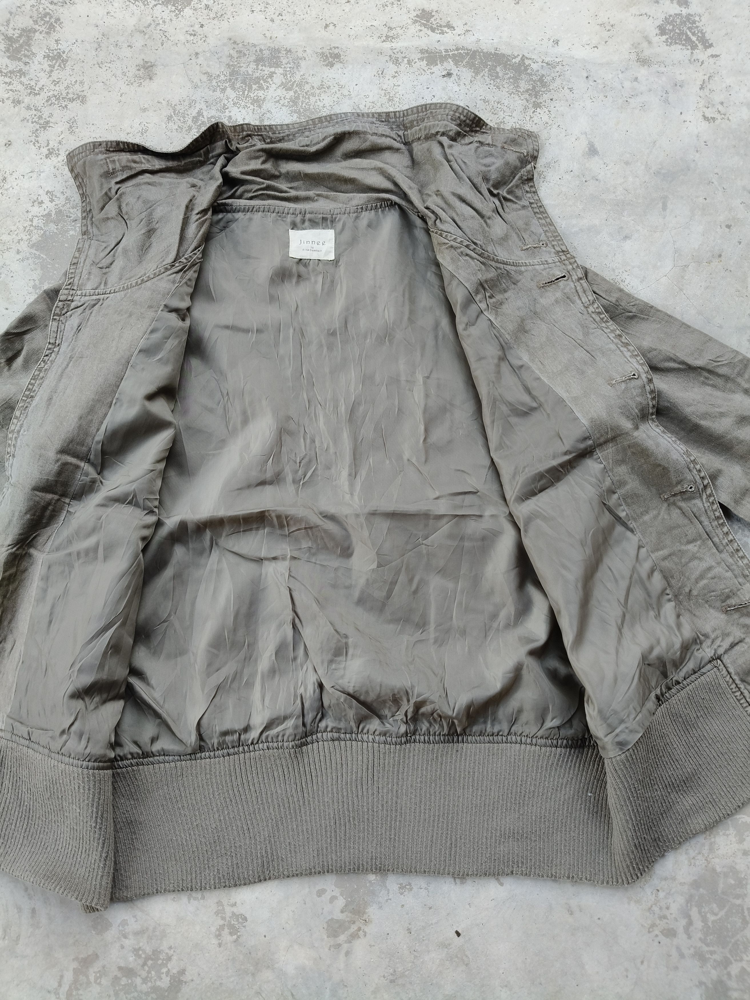 Japanese Brand Jinnee Button Up High Neck Jacket Size L / US 10 / IT 46 - 8 Thumbnail