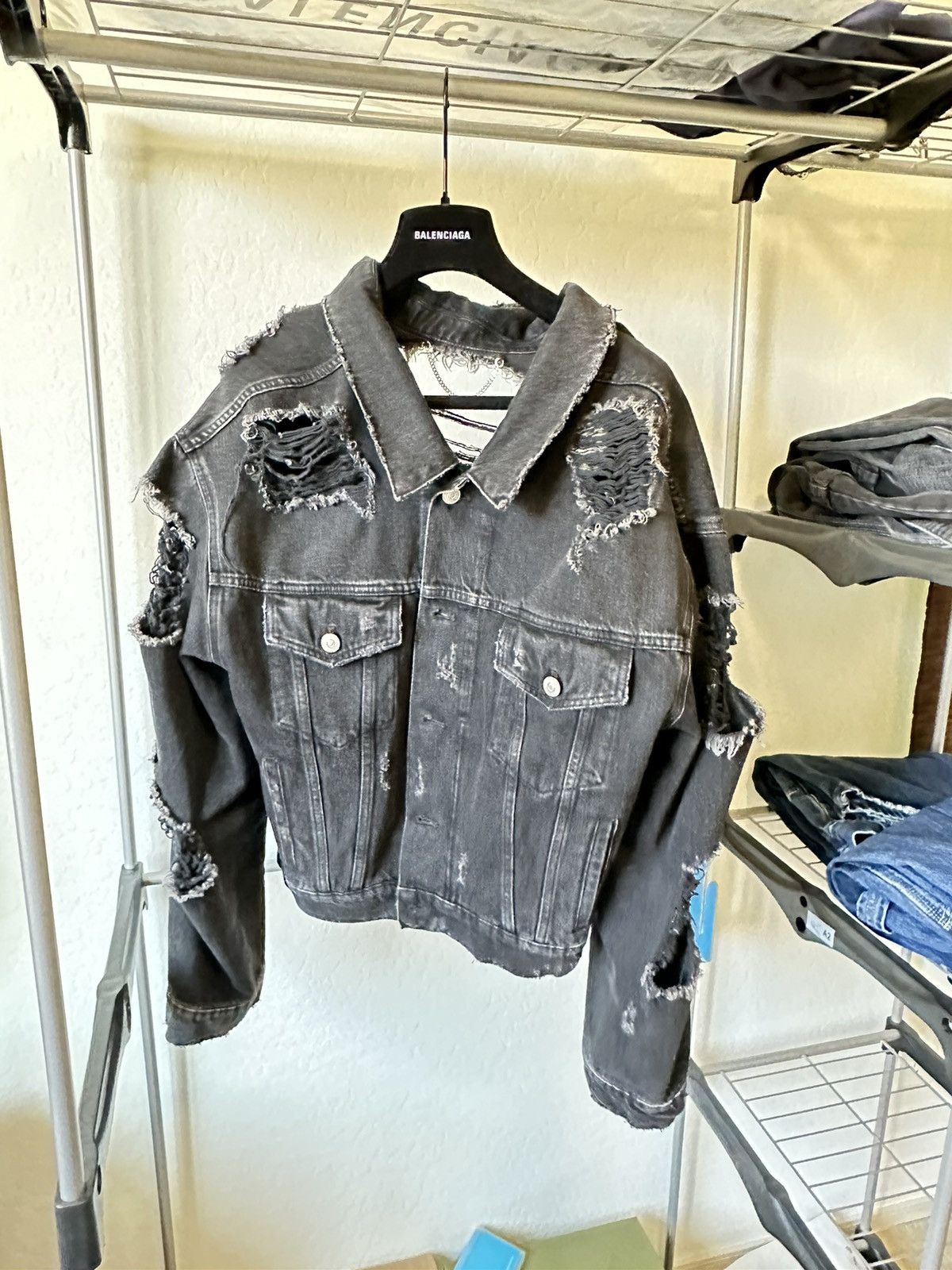 Balenciaga Balenciaga 2016 Denim Jacket Size US M / EU 48-50 / 2 - 1 Thumbnail