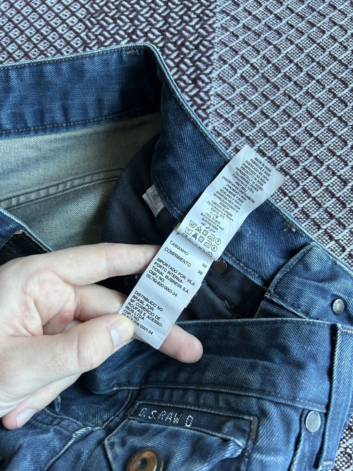 G-Star × Jean G-star Raw Denim Jeans Washed Mens Size 30x30 Size US 30 / EU 46 - 11 Thumbnail