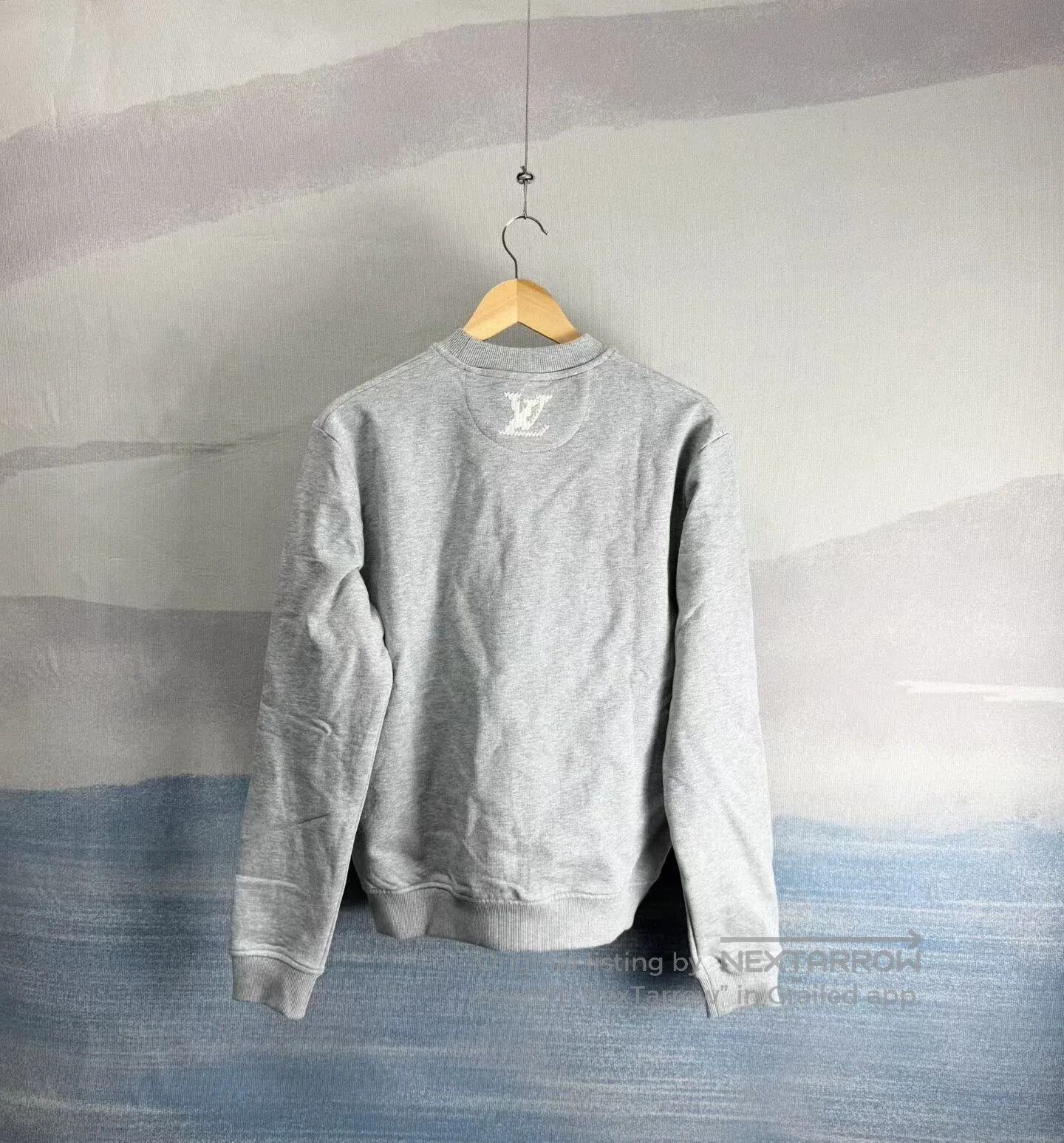 Louis Vuitton louis vuitton gray embroidered sweatshirt size M. Size US M / EU 48-50 / 2 - 3 Thumbnail