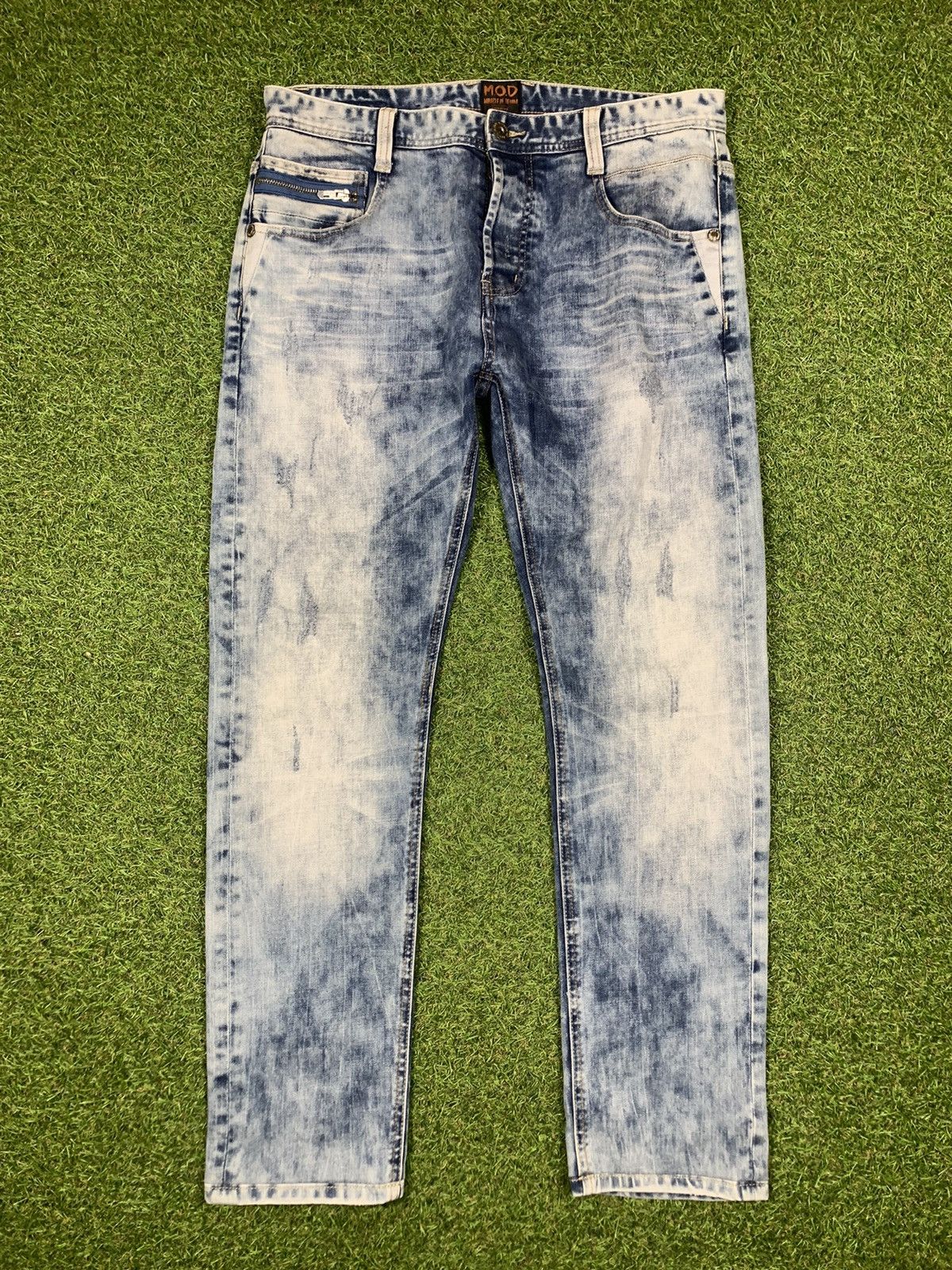 Japanese Brand Vintage Y2K Jeans denim faded Japanese style size 34x32 Size US 34 / EU 50 - 3 Thumbnail